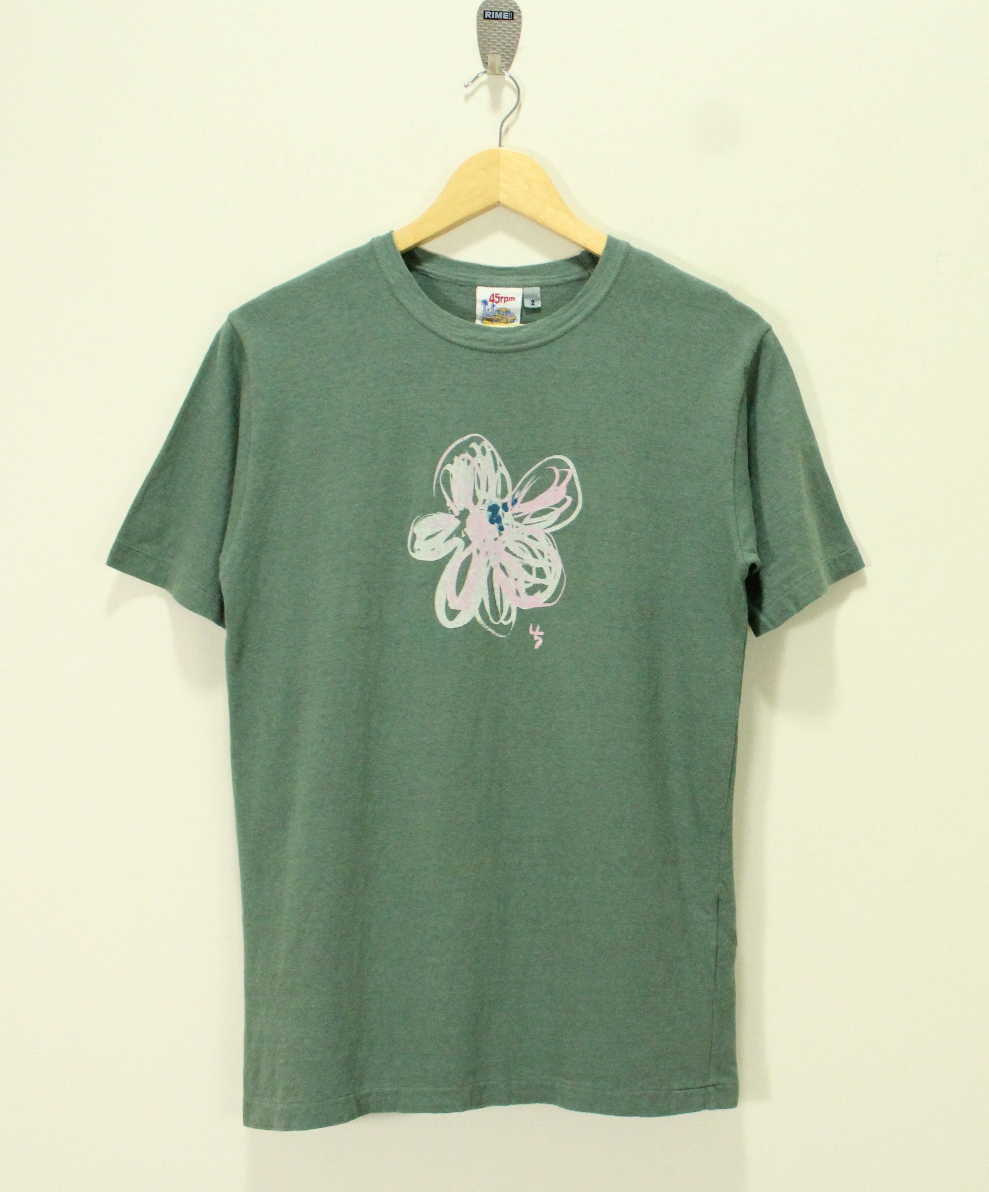 45rpm × Japanese Brand 45RPM T Shirt Flower Motif Art Size US S / EU 44-46 / 1 - 1 Thumbnail