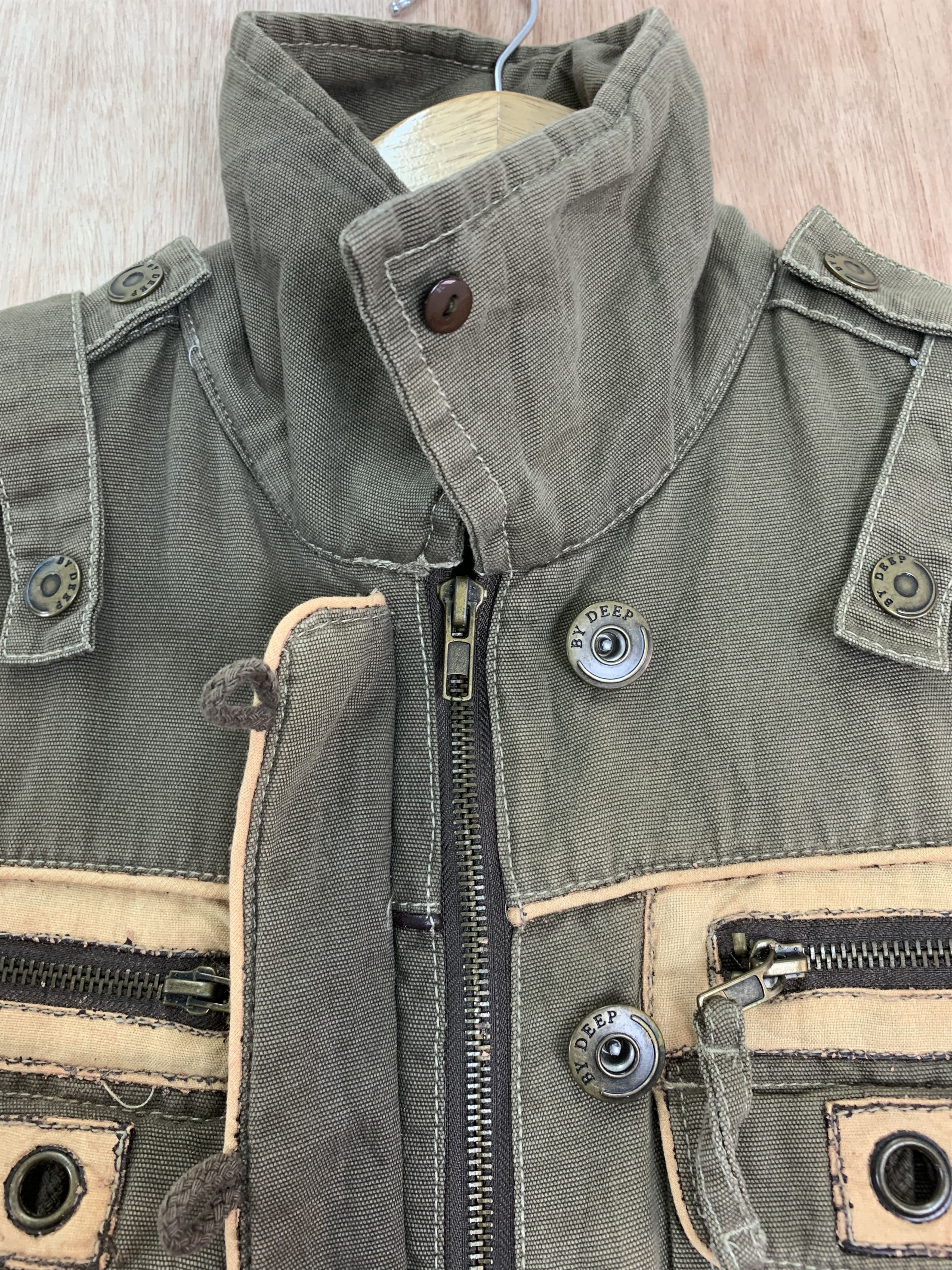 Japanese Brand By deep Light Jacket Multipocket Japanese Branded Vtg Brown Size US S / EU 44-46 / 1 - 6 Thumbnail
