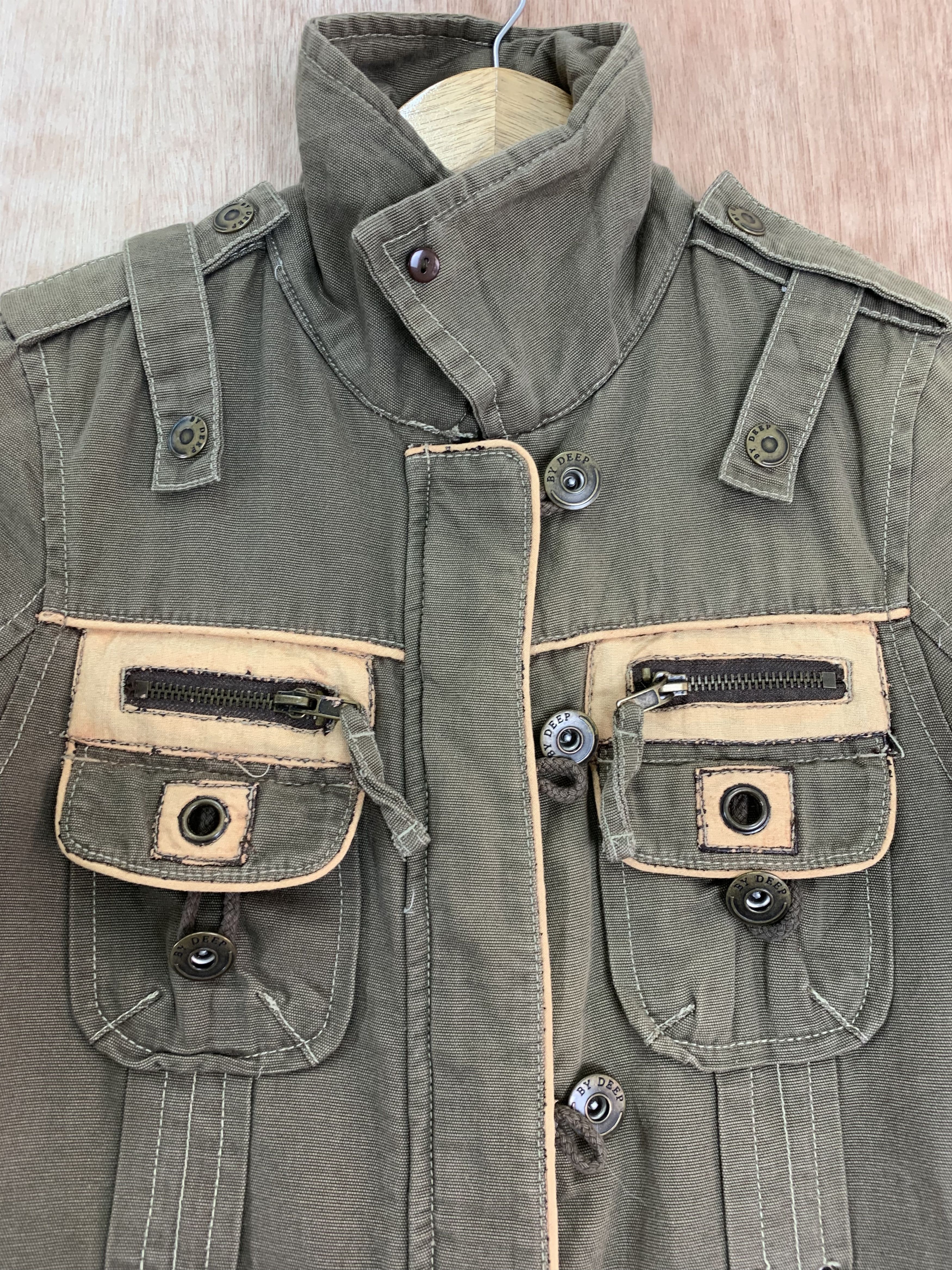 Japanese Brand By deep Light Jacket Multipocket Japanese Branded Vtg Brown Size US S / EU 44-46 / 1 - 5 Thumbnail