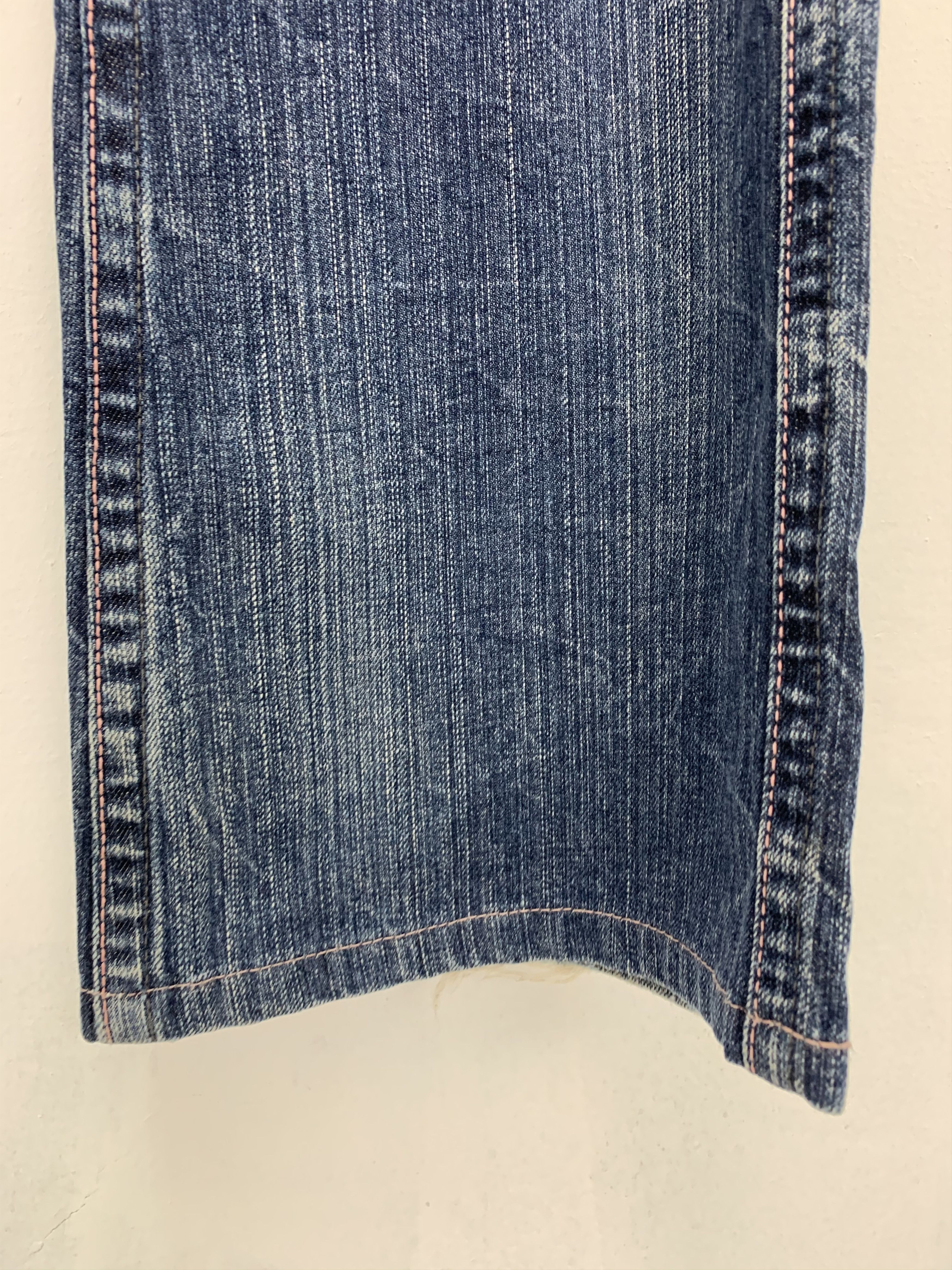 If Six Was Nine Denim Jeans Streetwear Buckle Belt Vintage Size US 29 - 7 Thumbnail