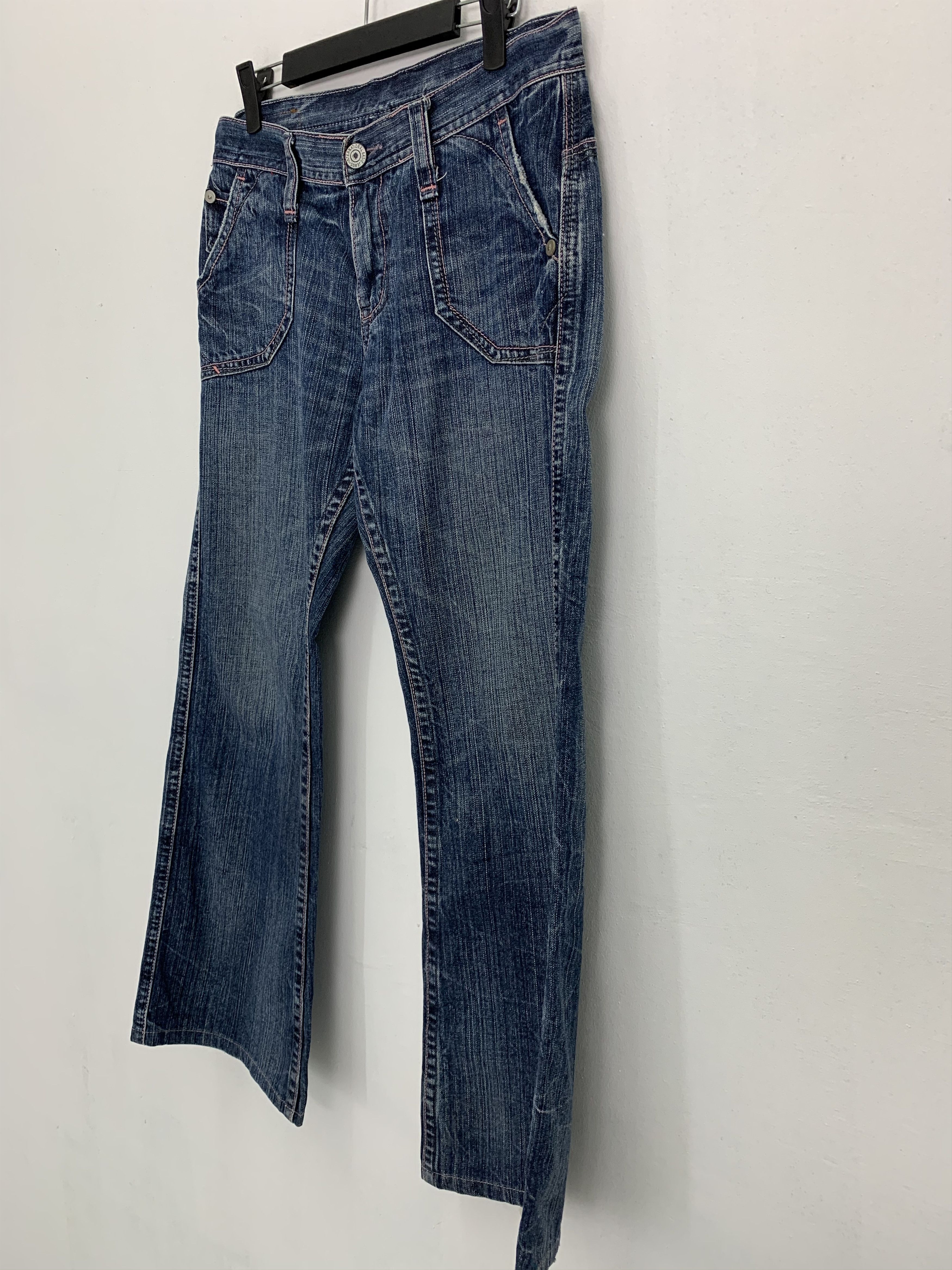 If Six Was Nine Denim Jeans Streetwear Buckle Belt Vintage Size US 29 - 6 Thumbnail