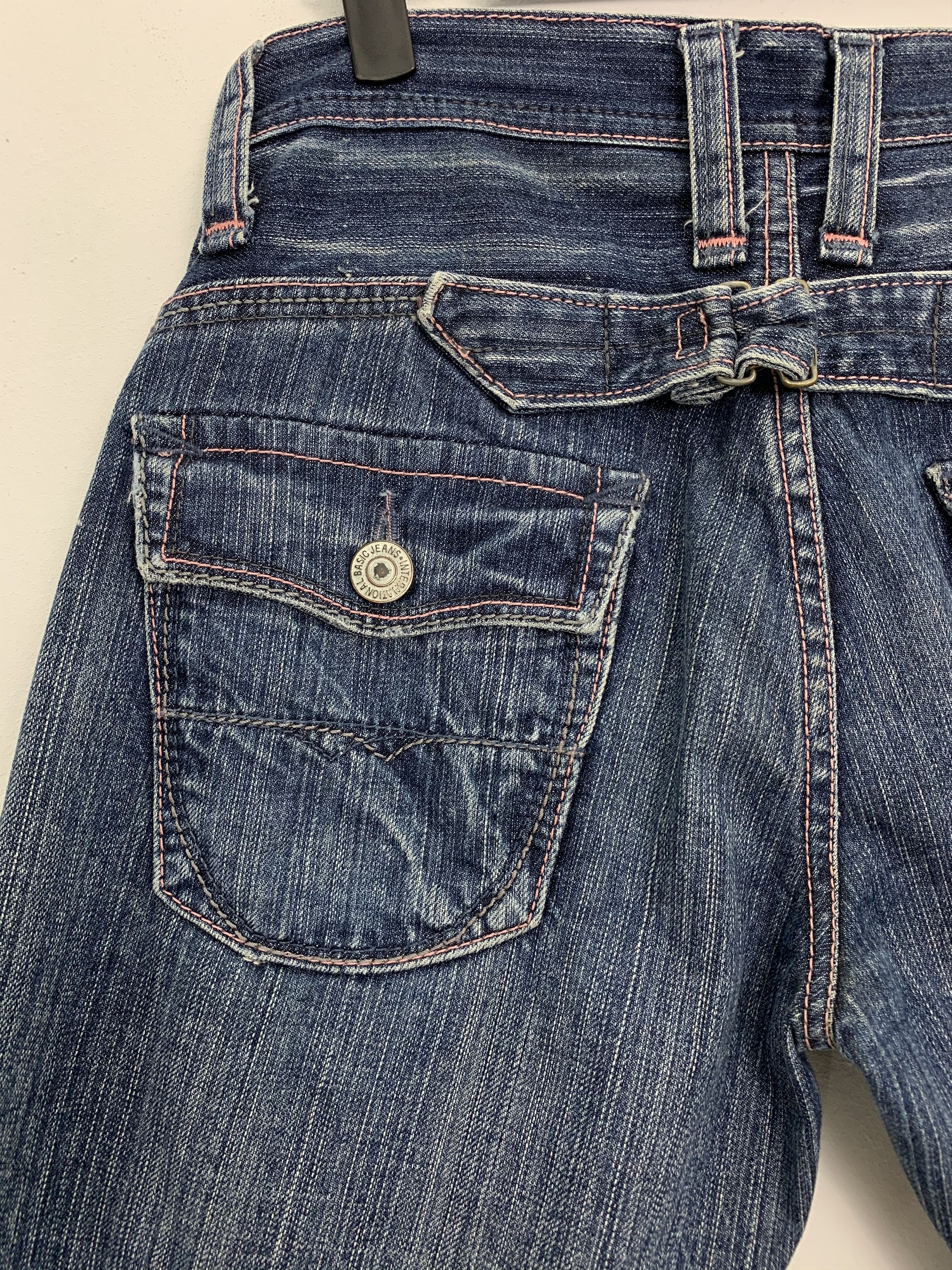 If Six Was Nine Denim Jeans Streetwear Buckle Belt Vintage Size US 29 - 13 Thumbnail
