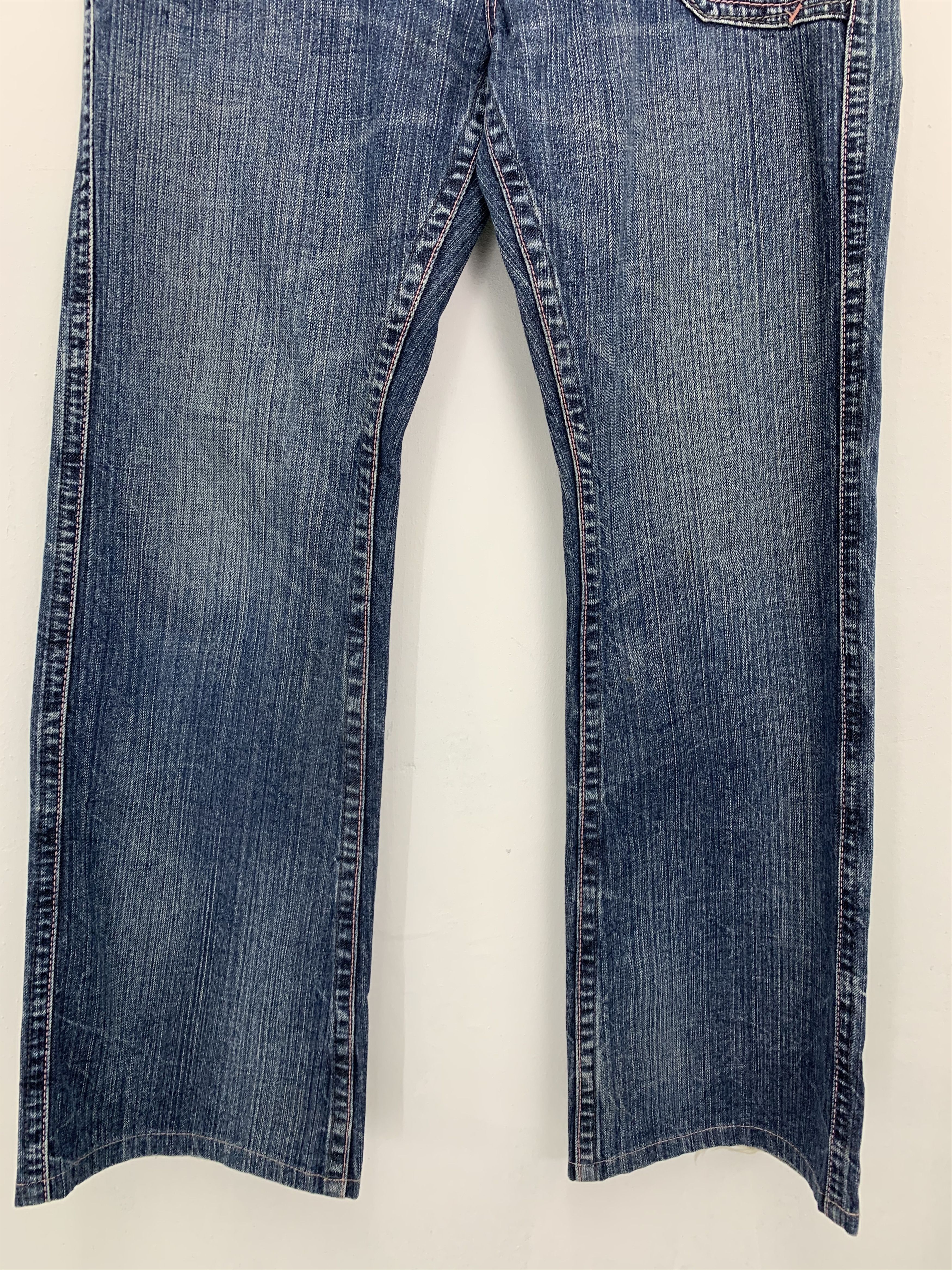 If Six Was Nine Denim Jeans Streetwear Buckle Belt Vintage Size US 29 - 5 Thumbnail