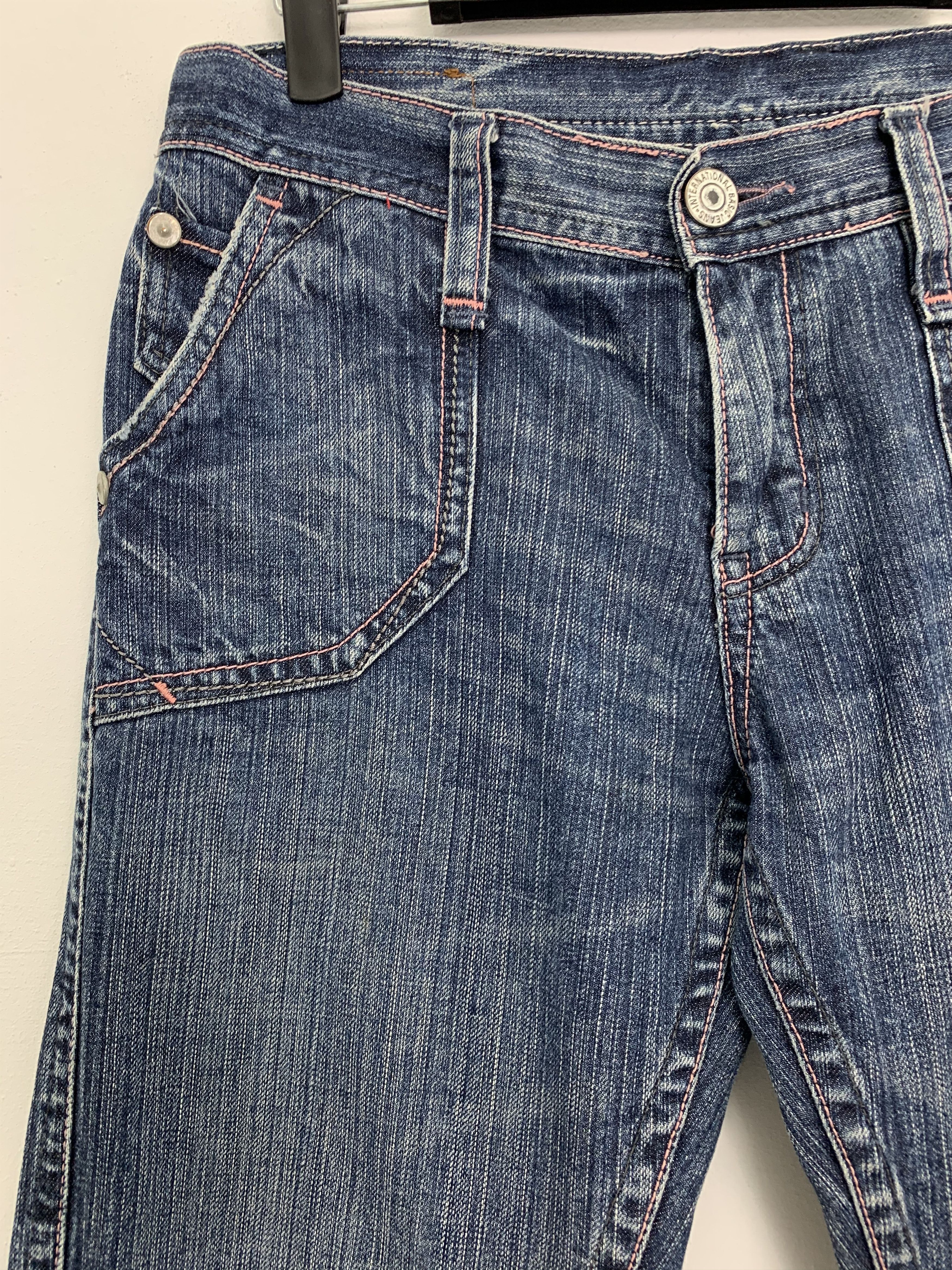 If Six Was Nine Denim Jeans Streetwear Buckle Belt Vintage Size US 29 - 3 Thumbnail