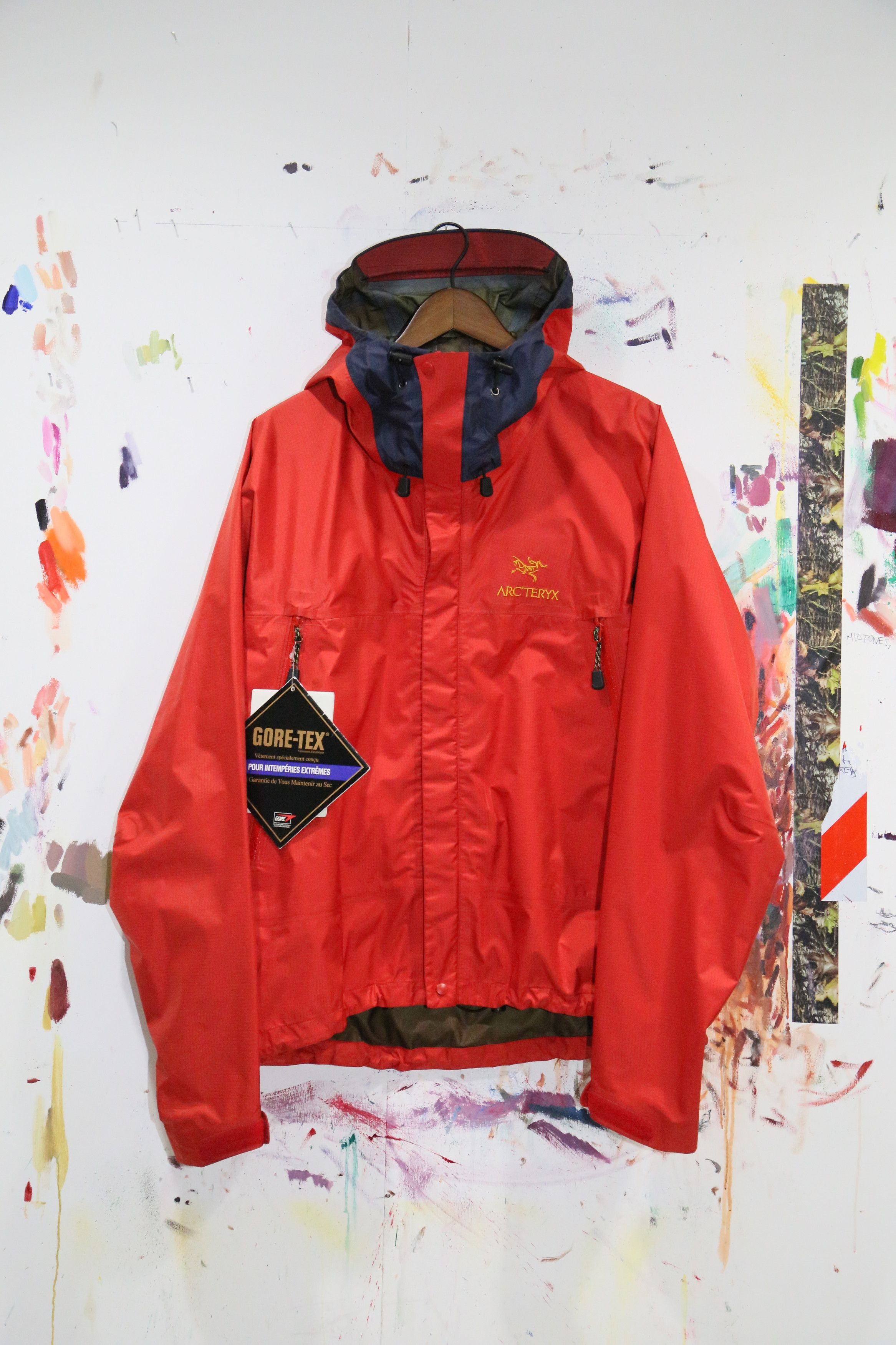 ジャケット・アウター Vintage ARC'TERYX 1998 BETA LT XL SHADOW Arc'teryx ARCTERYX 1998 beta LT shell jacket shadow L size