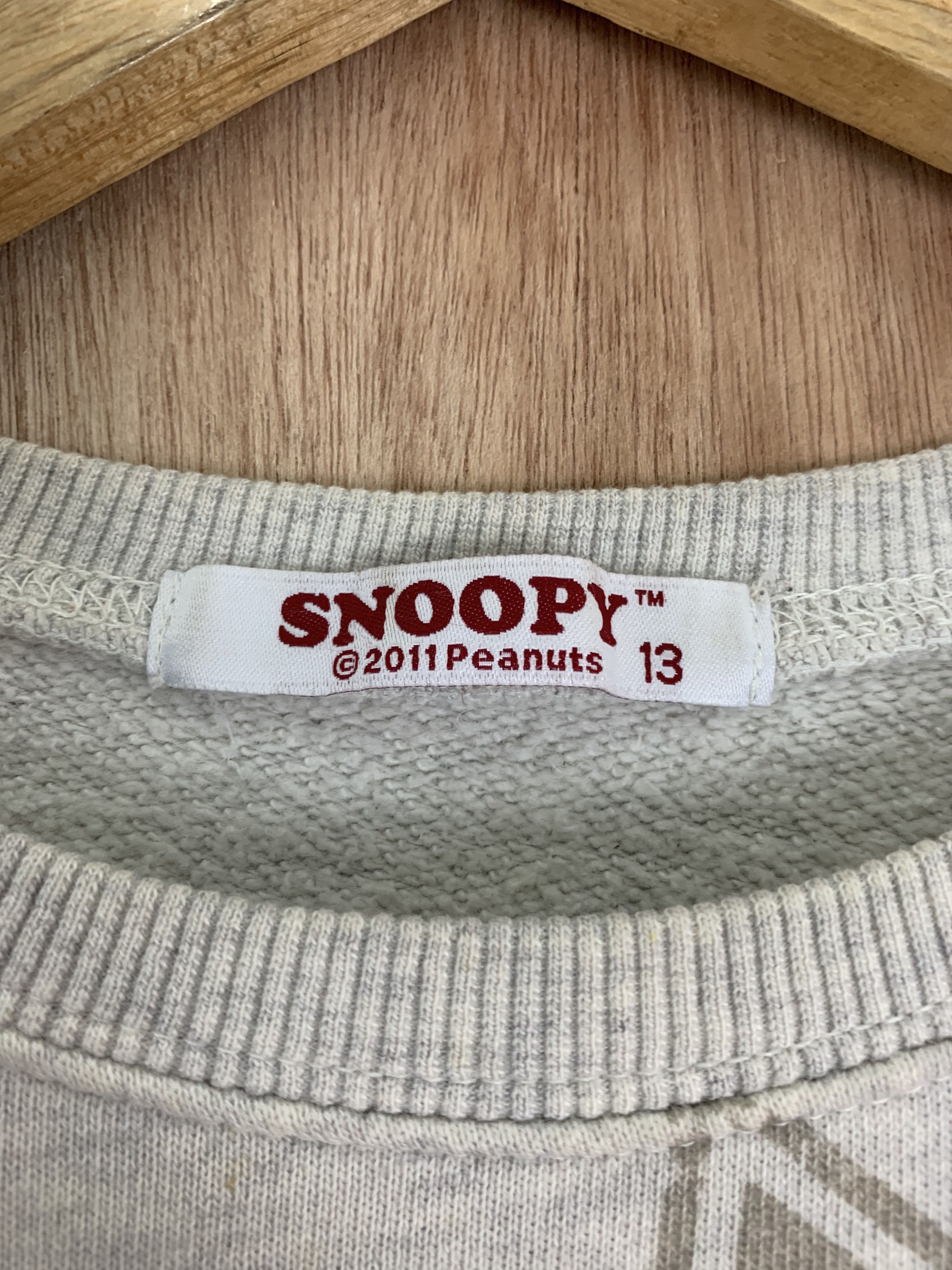 Cartoon Network Sweatshirts Peanuts Snoopy Big Logo Grey Japanese Branded Size US S / EU 44-46 / 1 - 8 Thumbnail