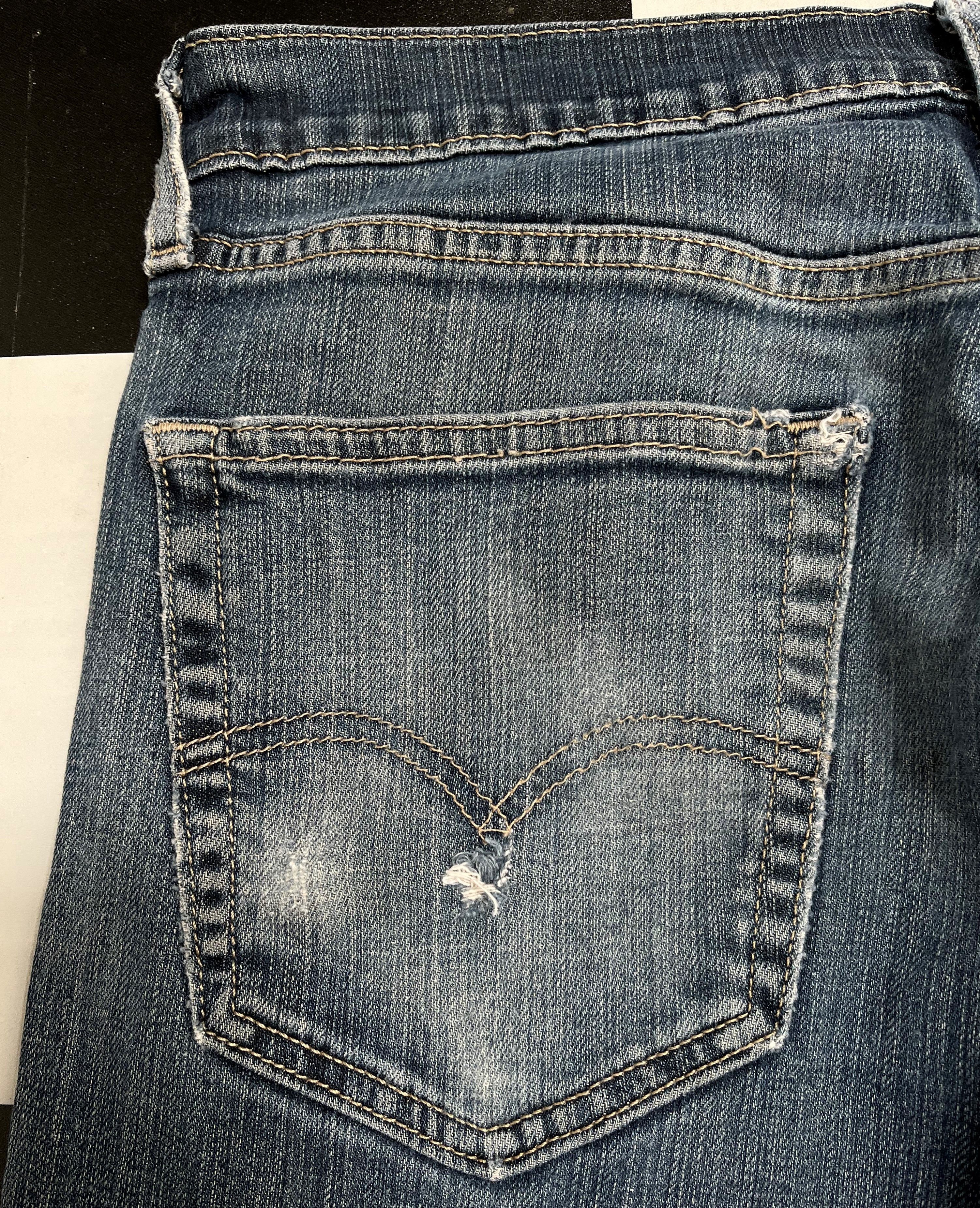 Levi's × Vintage Levis Distressed Denim Slim Jeans L156 Size US 32 / EU 48 - 11 Thumbnail