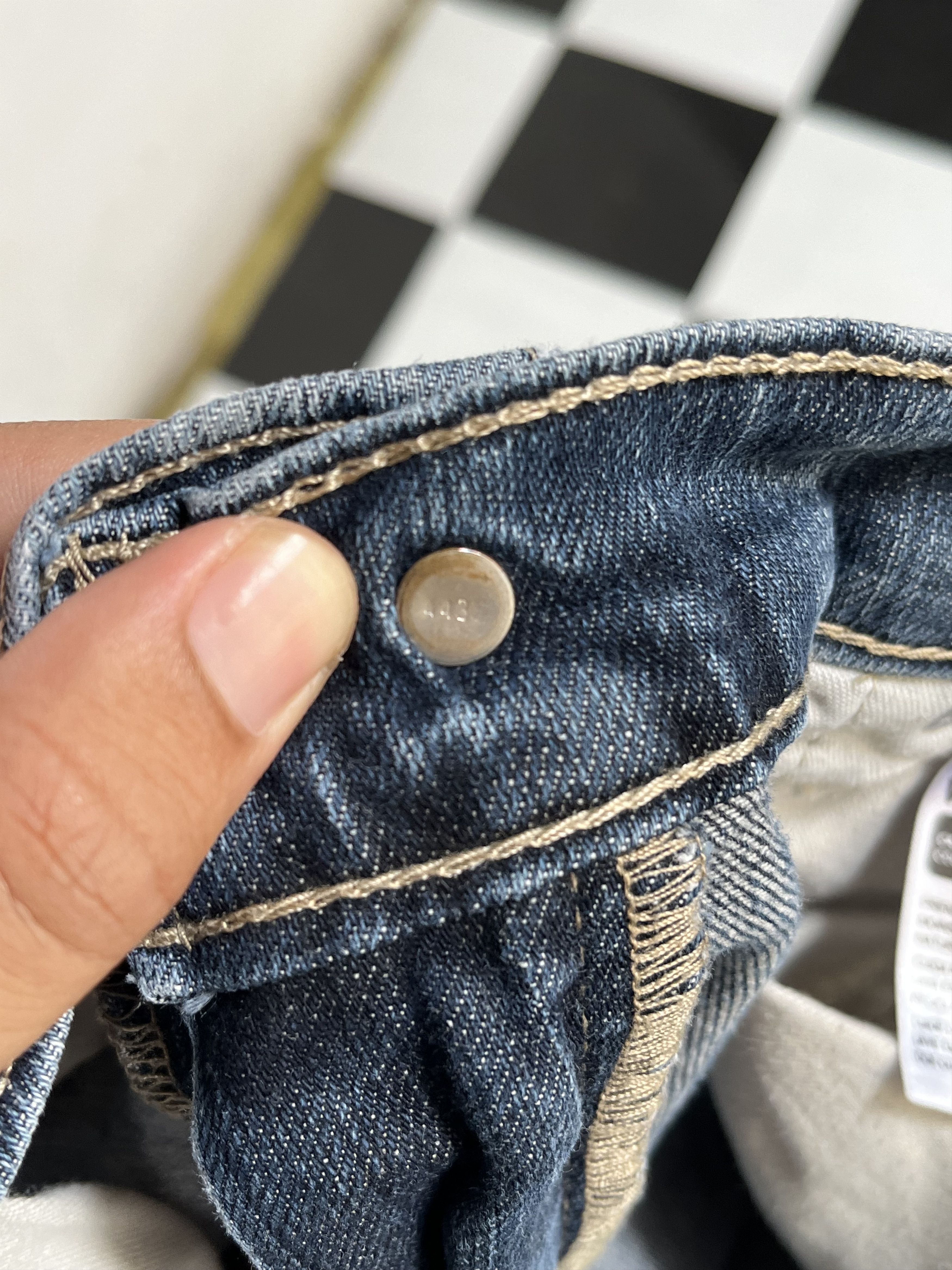 Levi's × Vintage Levis Distressed Denim Slim Jeans L156 Size US 32 / EU 48 - 7 Thumbnail