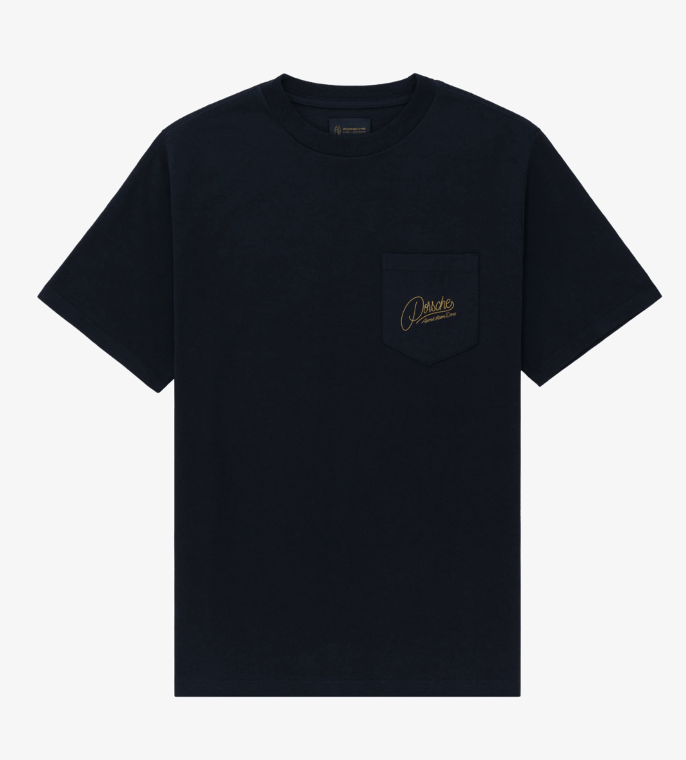 Aime Leon Dore × Porsche Design ALD / Porsche 356 Pocket Tee Cursive Size US L / EU 52-54 / 3 - 2 Thumbnail