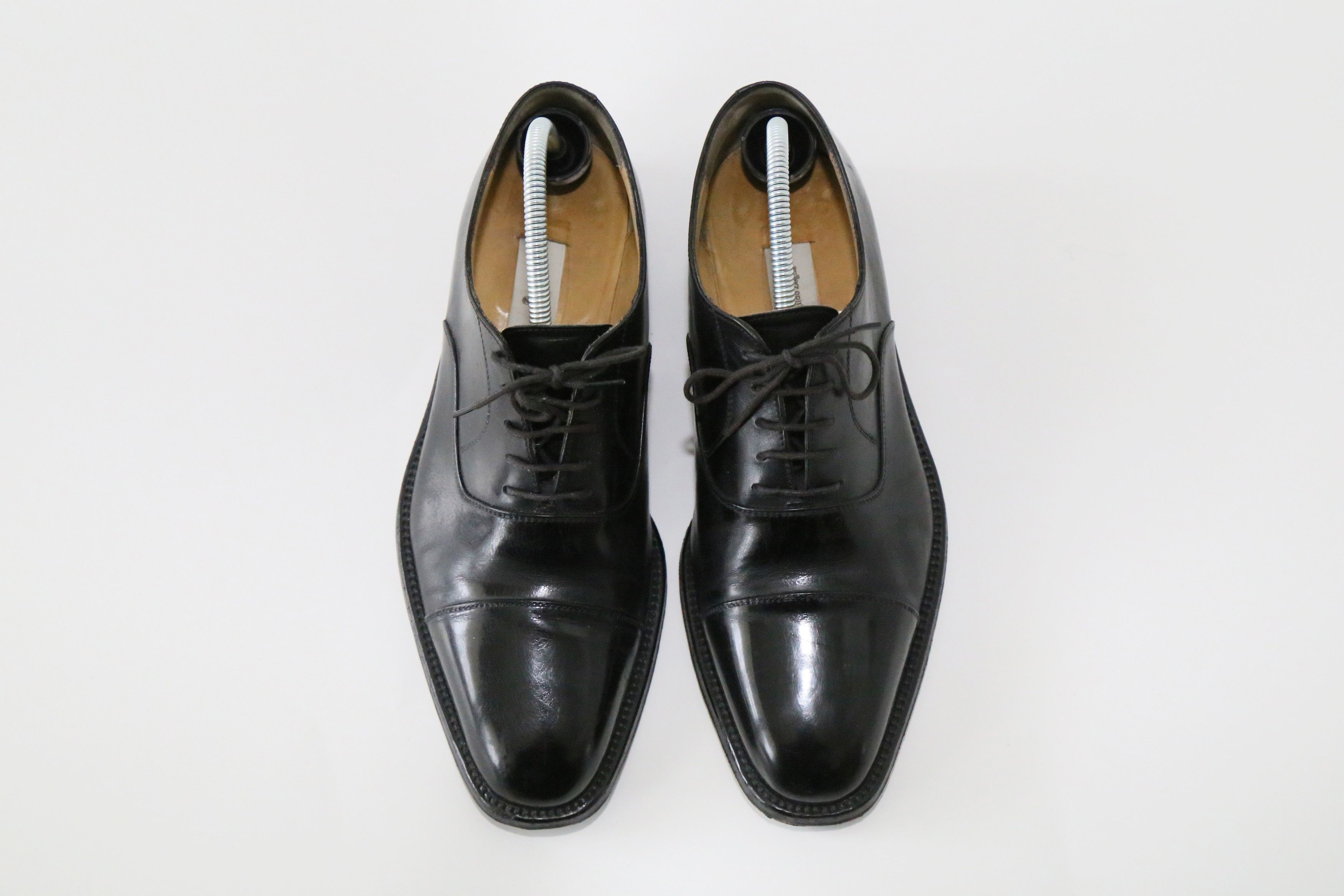 image of Ermenegildo Zegna Vintage Dress Shoes in Black, Men's (Size 9)
