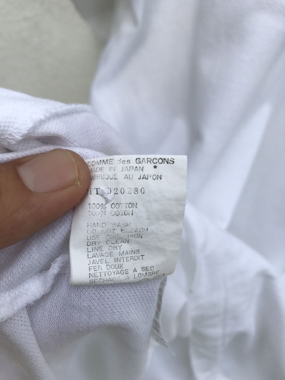 Comme des Garcons Japanese Luxury Comme Des Garcons Polos Fashion Designer Size US M / EU 48-50 / 2 - 5 Thumbnail