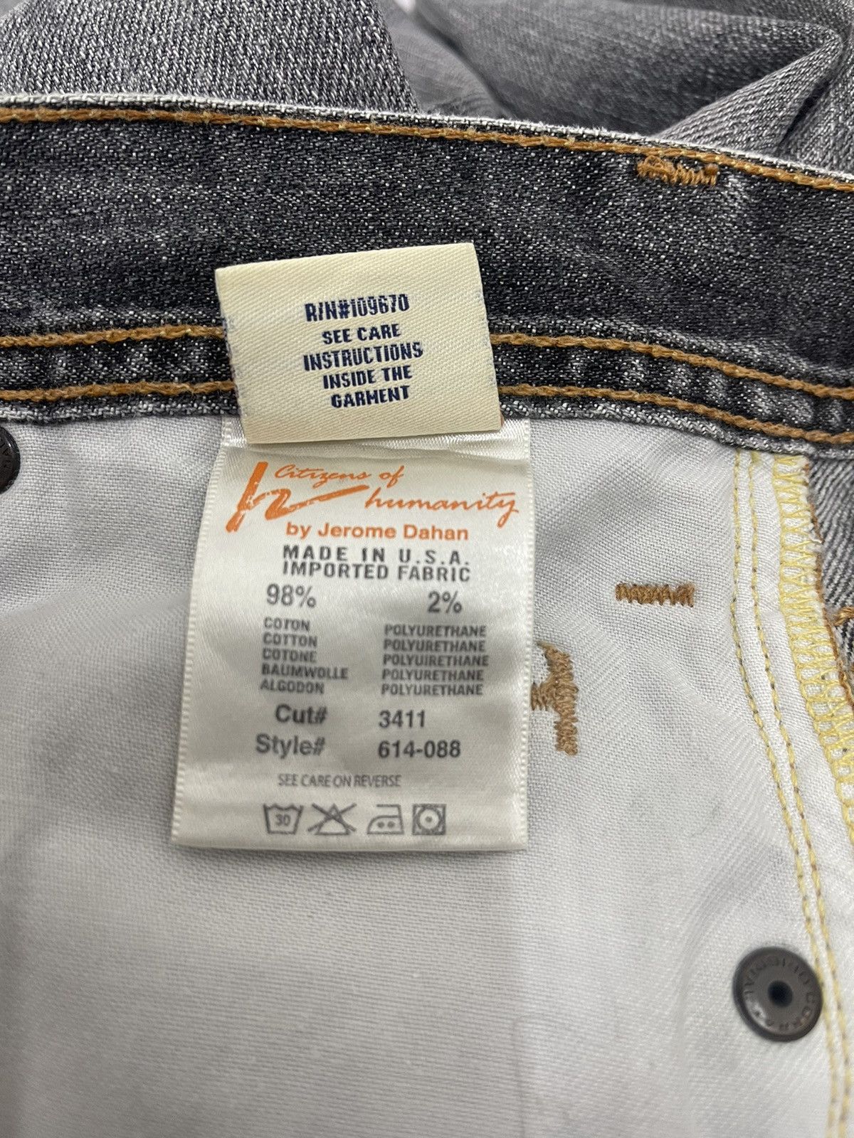 Citizens Of Humanity Rare CITIZENS OF HUMANITY By Jerome Dahan Denim Jeans Size US 30 / EU 46 - 9 Thumbnail
