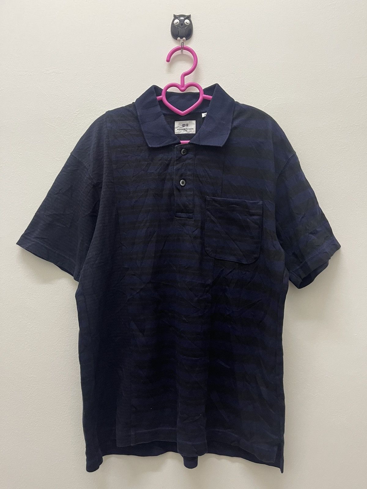 Engineered Garments ENGINEERED GARMENTS x Uniqlo Patchwork Striped Pocket Polo Size US M / EU 48-50 / 2 - 1 Thumbnail