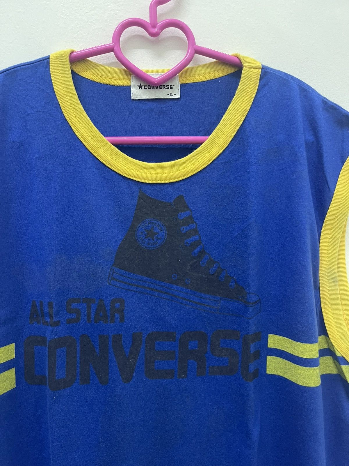 Converse Rare Vintage CONVERSE ALL STAR Chuck Taylor Sleeveless Size US L / EU 52-54 / 3 - 4 Thumbnail