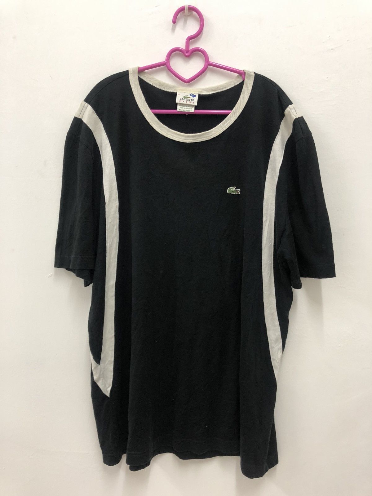 Image of 90's Vintage Lacoste Shirt in Black, Men's (Size XL)