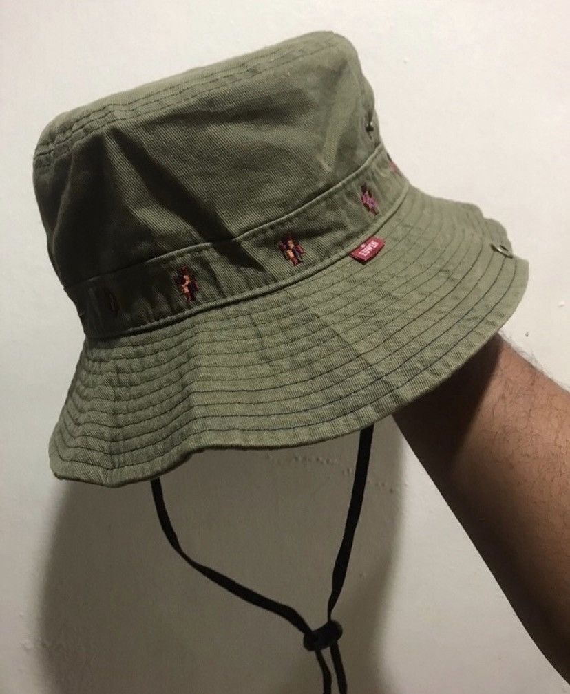 Edwin × Japanese Brand 🔥Vintage🔥 Edwin Outdoor Bucket Hat Size ONE SIZE - 1 Thumbnail