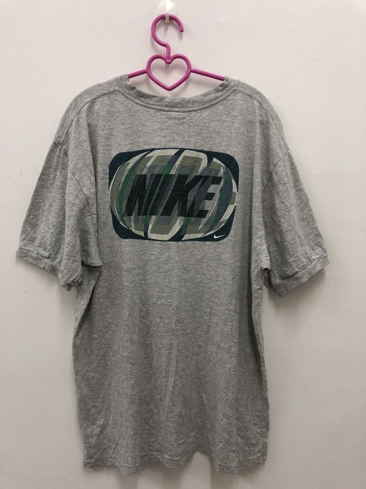 Nike Rare 90s Vintage NIKE Spell Out Big Logo Shirt Size US M / EU 48-50 / 2 - 1 Thumbnail