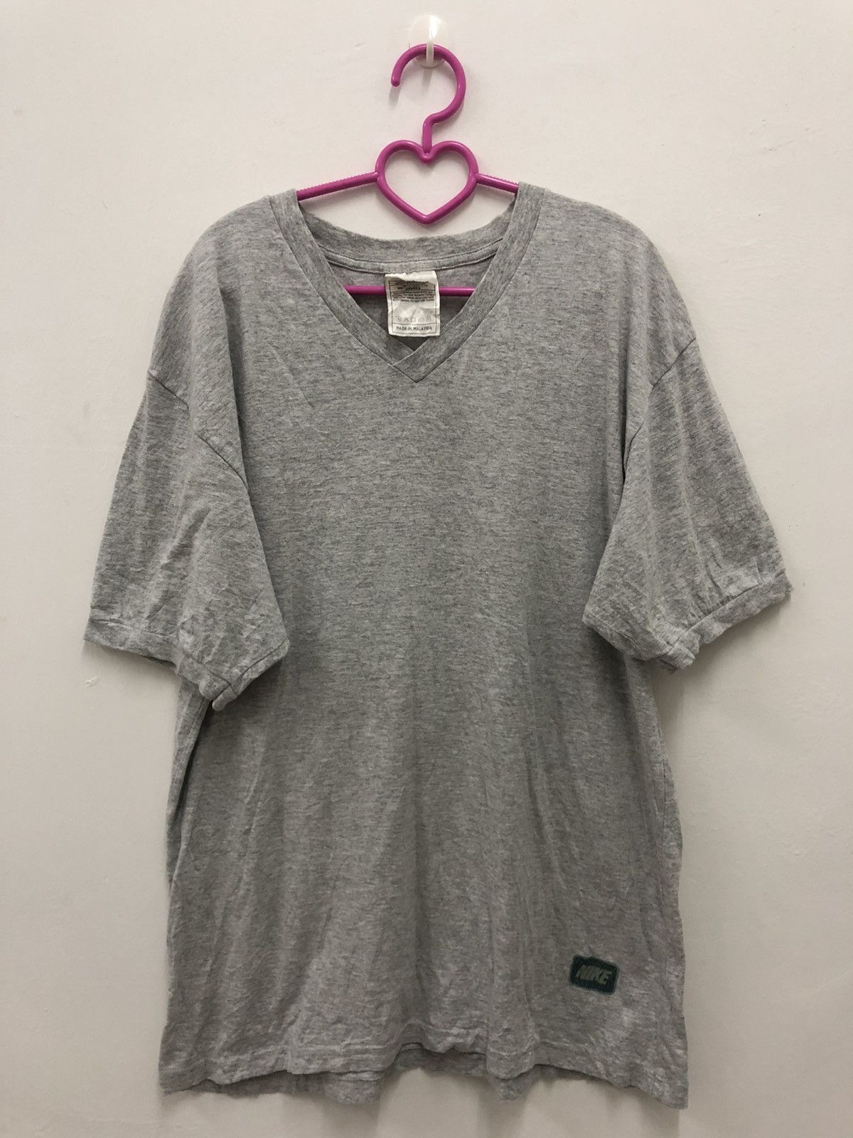 Nike Rare 90s Vintage NIKE Spell Out Big Logo Shirt Size US M / EU 48-50 / 2 - 2 Thumbnail