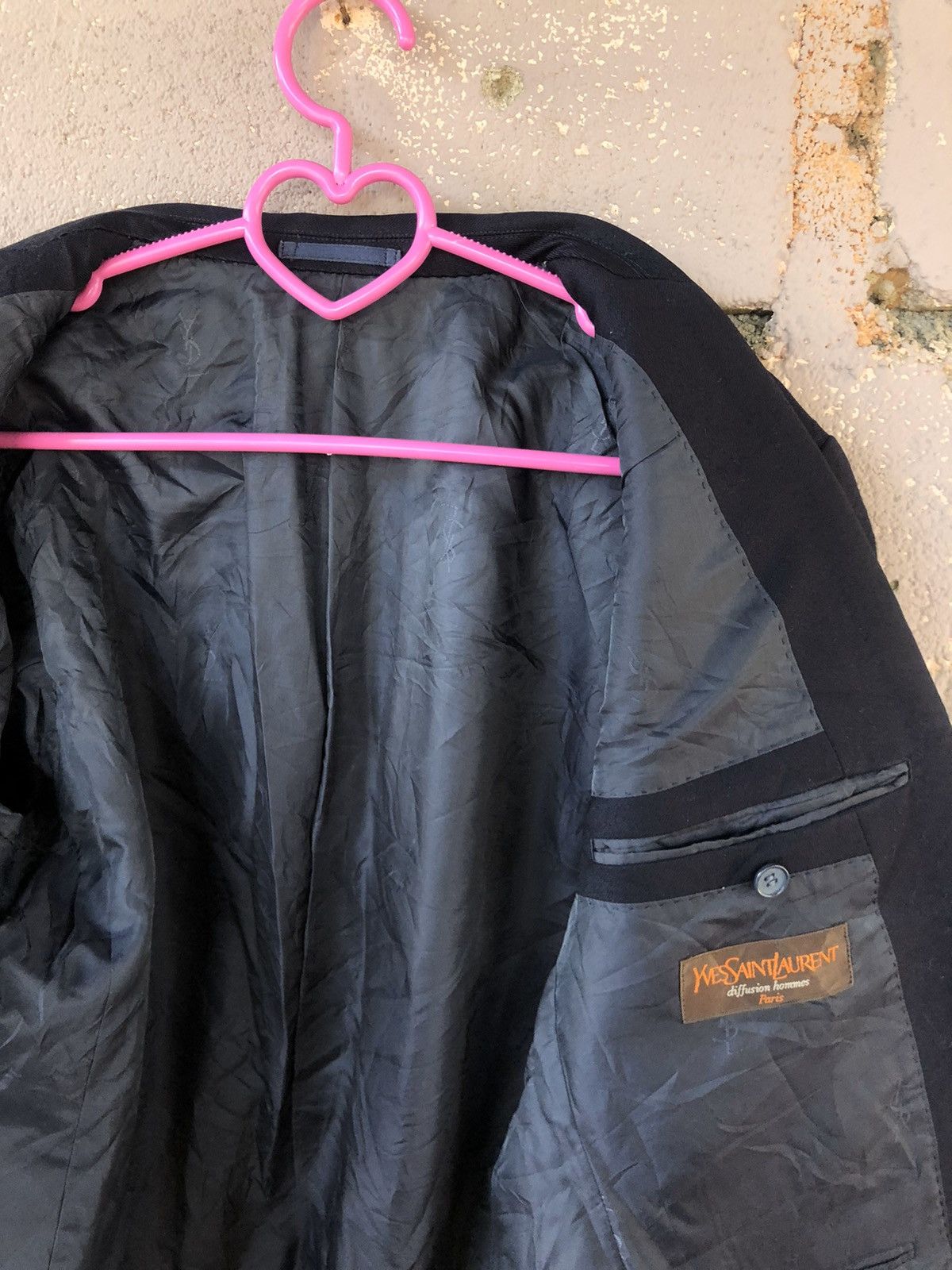 Yves Saint Laurent Rare Vintage YSL Yves Saint Laurent Paris Blazer Coat Size 40R - 3 Thumbnail
