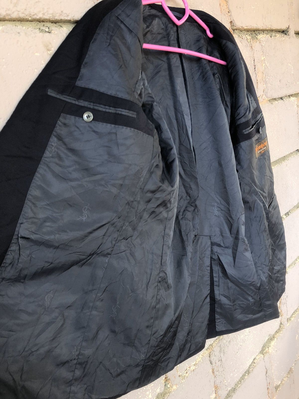 Yves Saint Laurent Rare Vintage YSL Yves Saint Laurent Paris Blazer Coat Size 40R - 4 Thumbnail