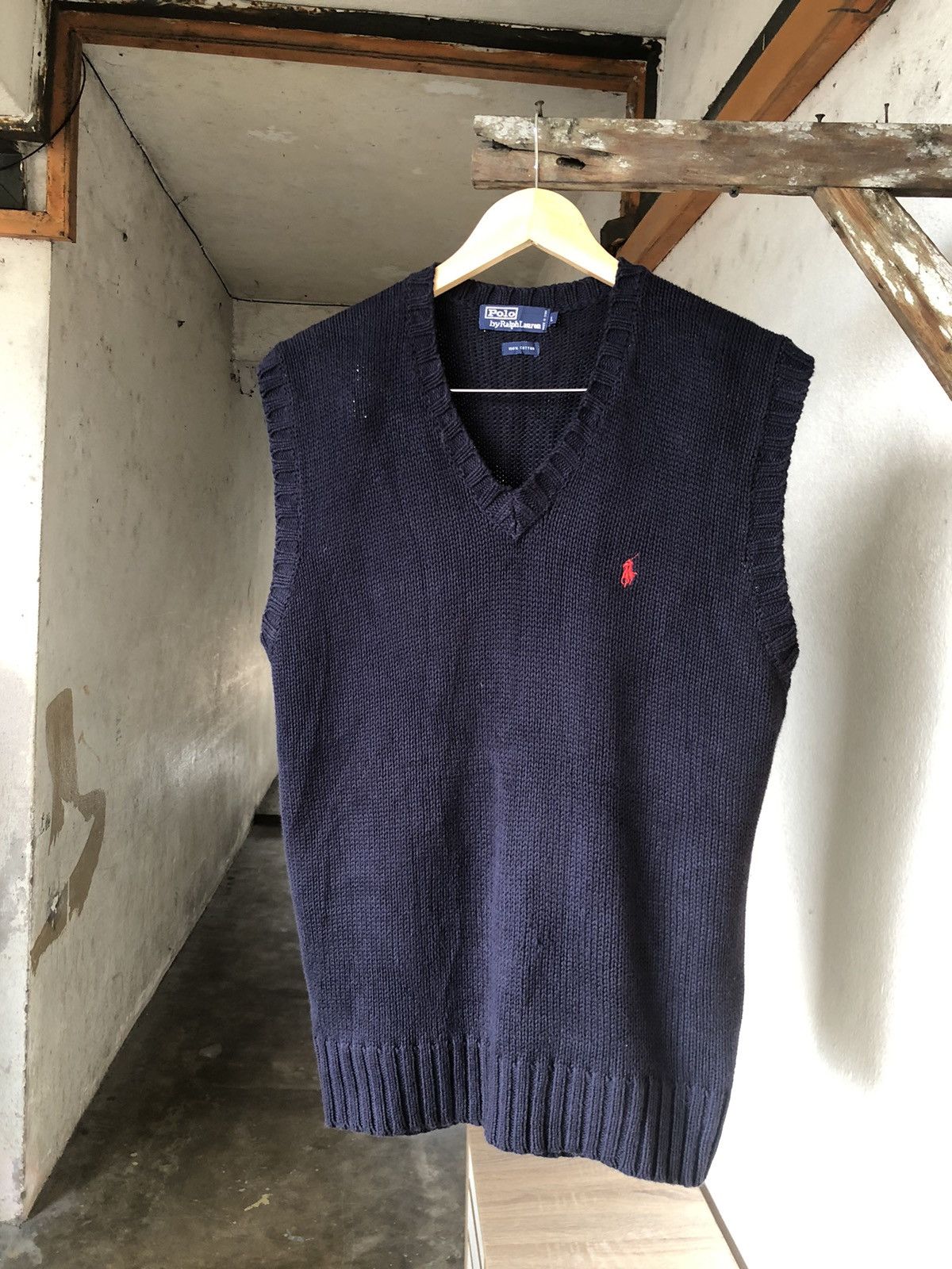 Polo Ralph Lauren Vintage Polo Ralph Lauren Small Pony Knit Vest Size US L / EU 52-54 / 3 - 9 Thumbnail