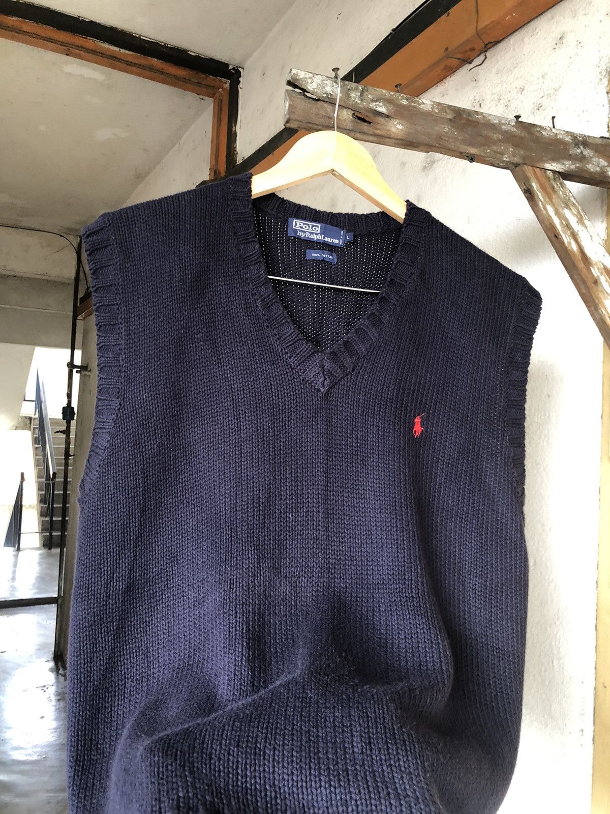 Polo Ralph Lauren Vintage Polo Ralph Lauren Small Pony Knit Vest Size US L / EU 52-54 / 3 - 8 Thumbnail