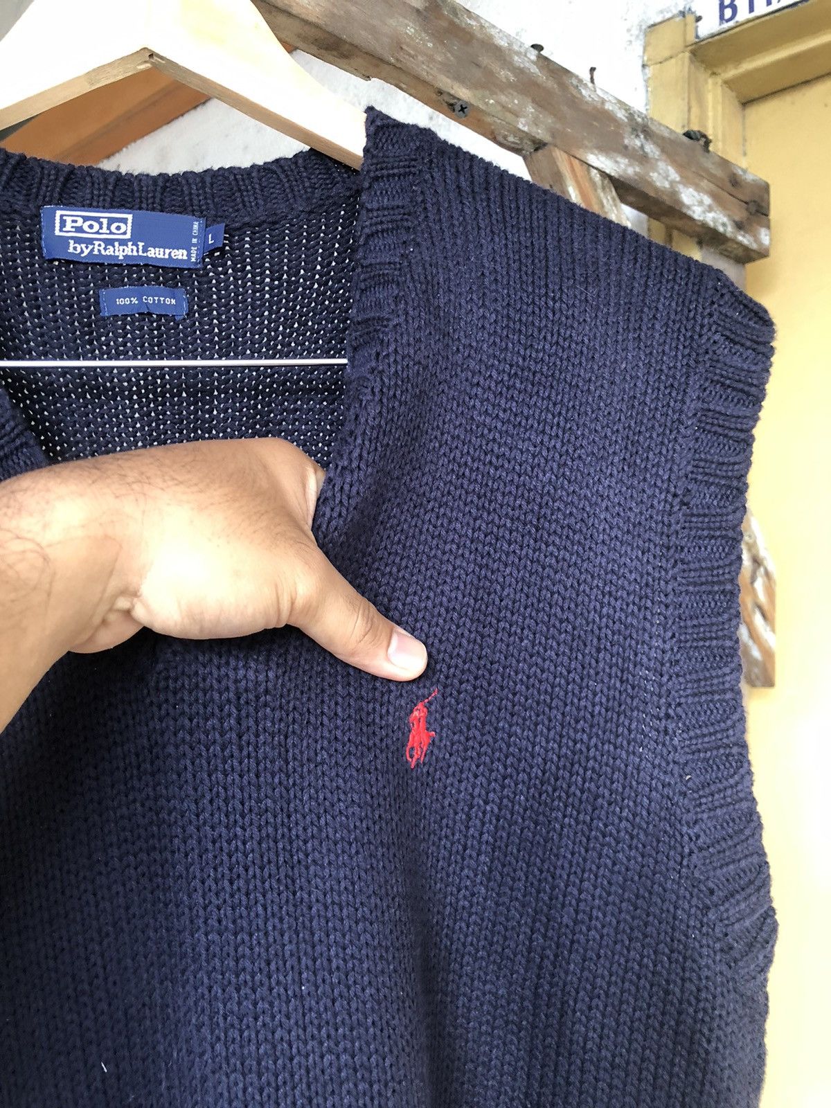 Polo Ralph Lauren Vintage Polo Ralph Lauren Small Pony Knit Vest Size US L / EU 52-54 / 3 - 11 Thumbnail