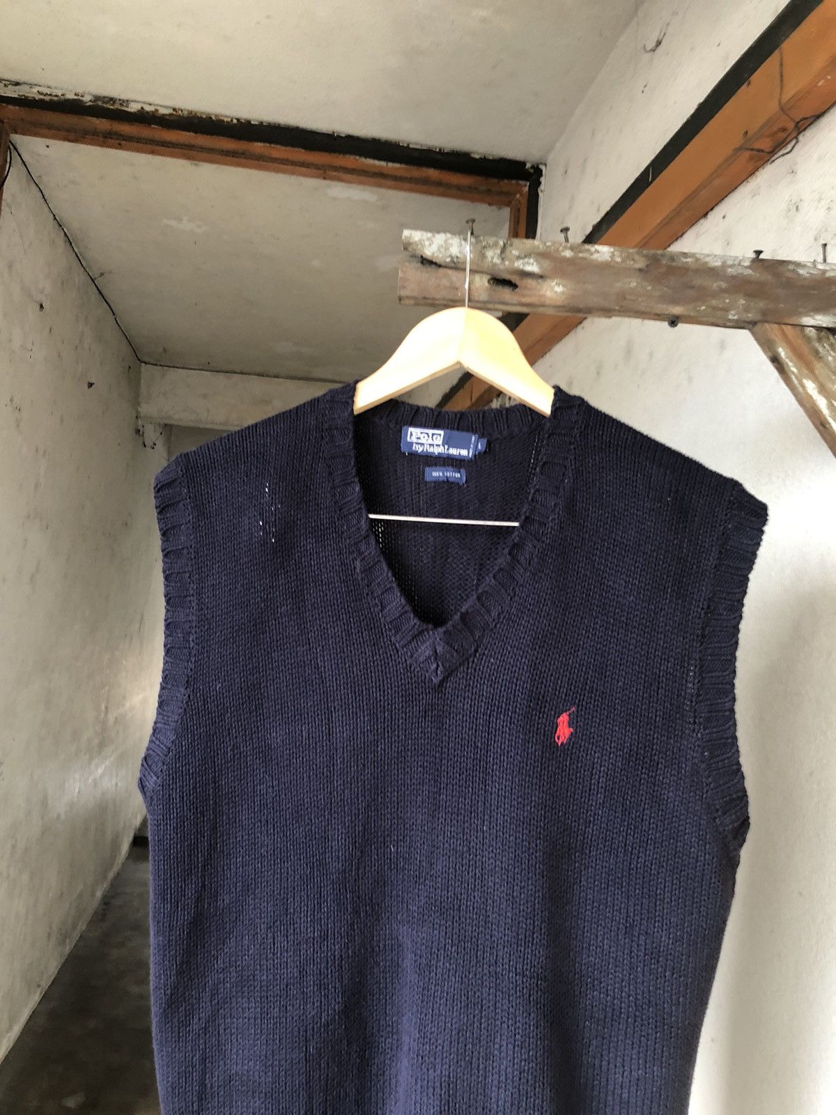 Polo Ralph Lauren Vintage Polo Ralph Lauren Small Pony Knit Vest Size US L / EU 52-54 / 3 - 6 Thumbnail