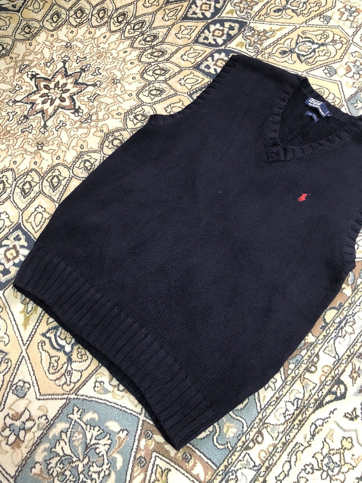 Polo Ralph Lauren Vintage Polo Ralph Lauren Small Pony Knit Vest Size US L / EU 52-54 / 3 - 4 Thumbnail