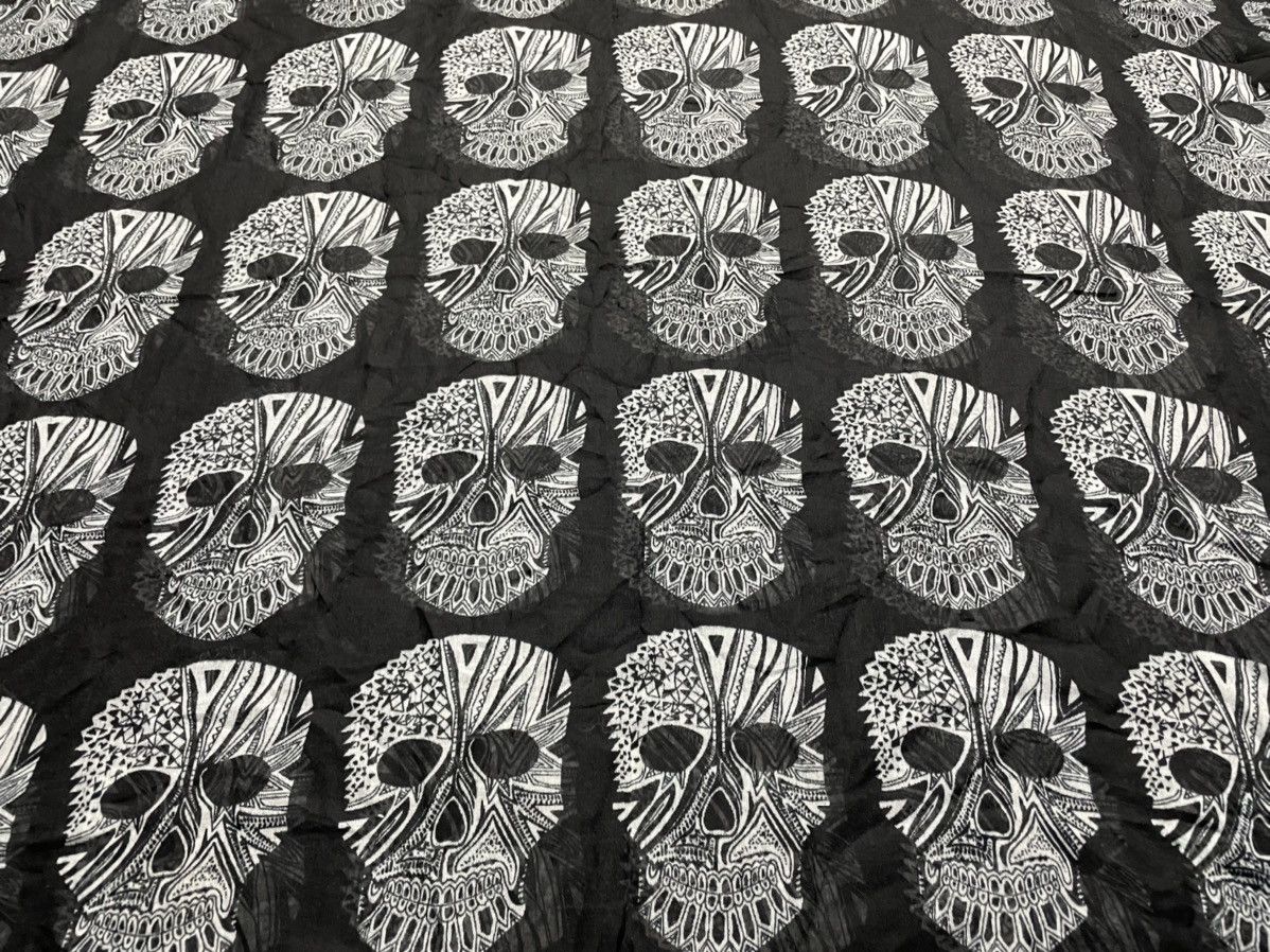 Other Skulls scarf Inspired by Alexander Mcqueen Size ONE SIZE - 3 Thumbnail