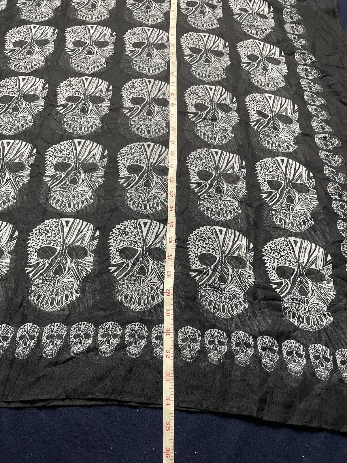 Other Skulls scarf Inspired by Alexander Mcqueen Size ONE SIZE - 4 Thumbnail