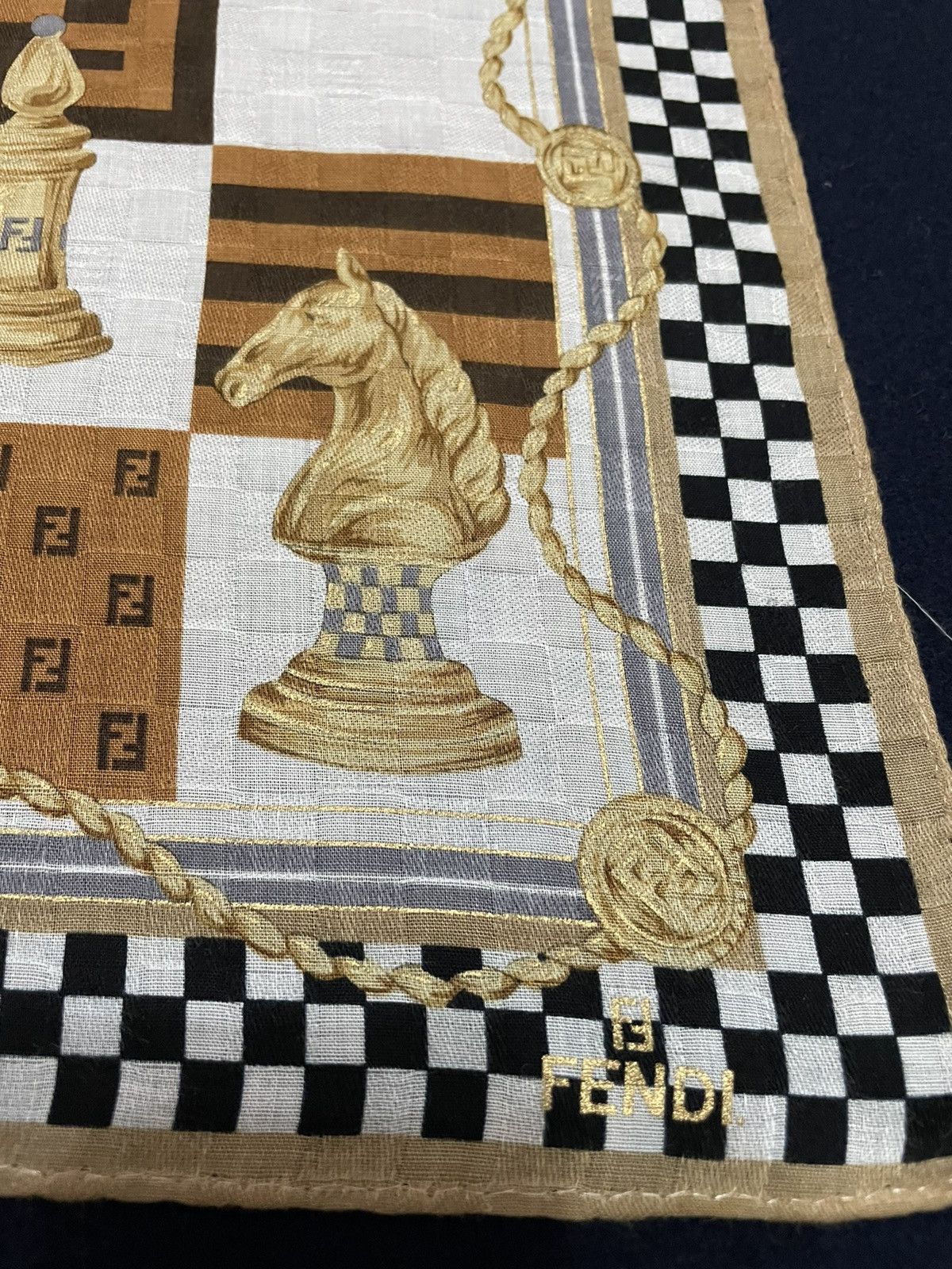 Vintage Fendi Handkercheif / Bandana / Pocketsquare Size ONE SIZE - 3 Thumbnail