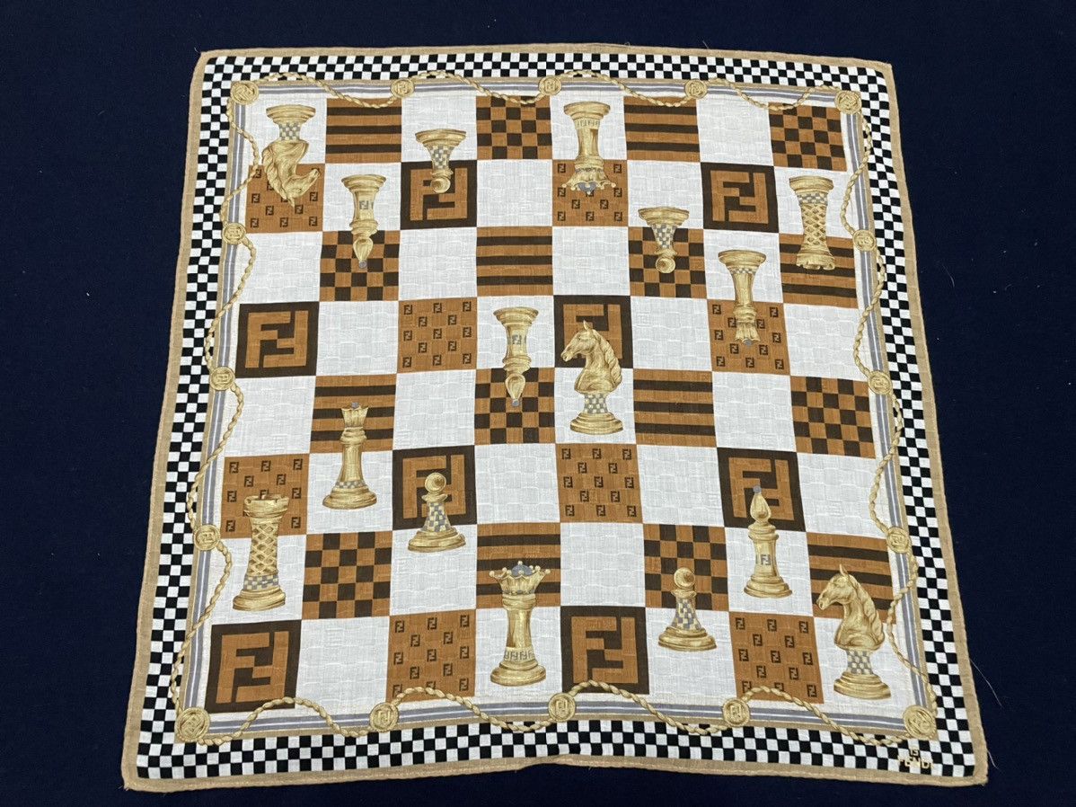 Vintage Fendi Handkercheif / Bandana / Pocketsquare Size ONE SIZE - 2 Thumbnail