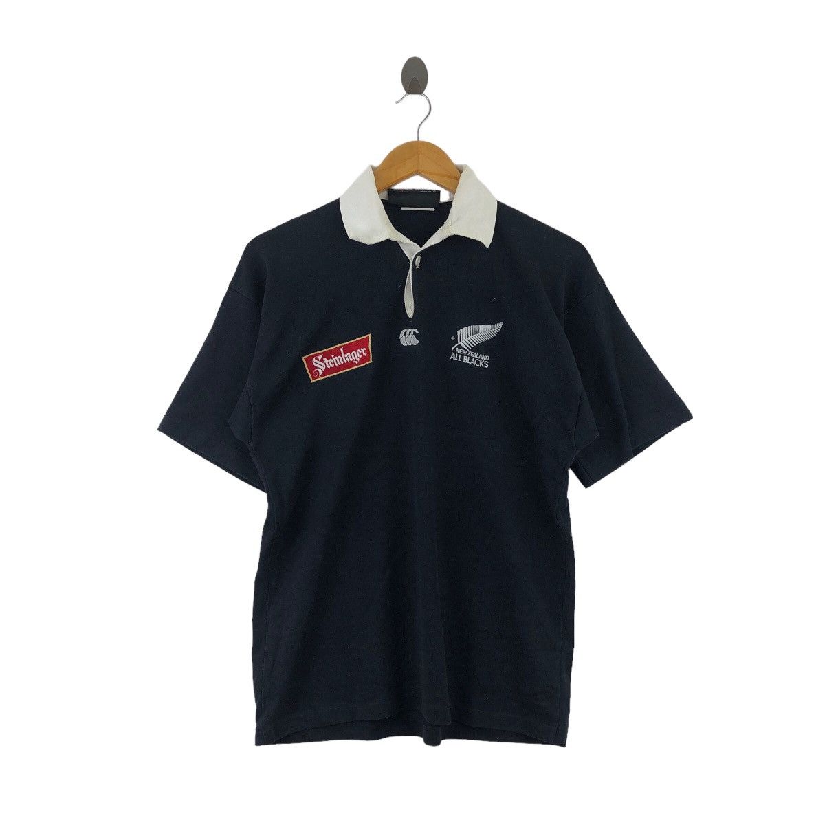 Canterbury of New Zealand Vintage 1994 CANTERBURY STEINLAGER RUGBY WORLD CUP Jersey Size US S / EU 44-46 / 1 - 1 Thumbnail