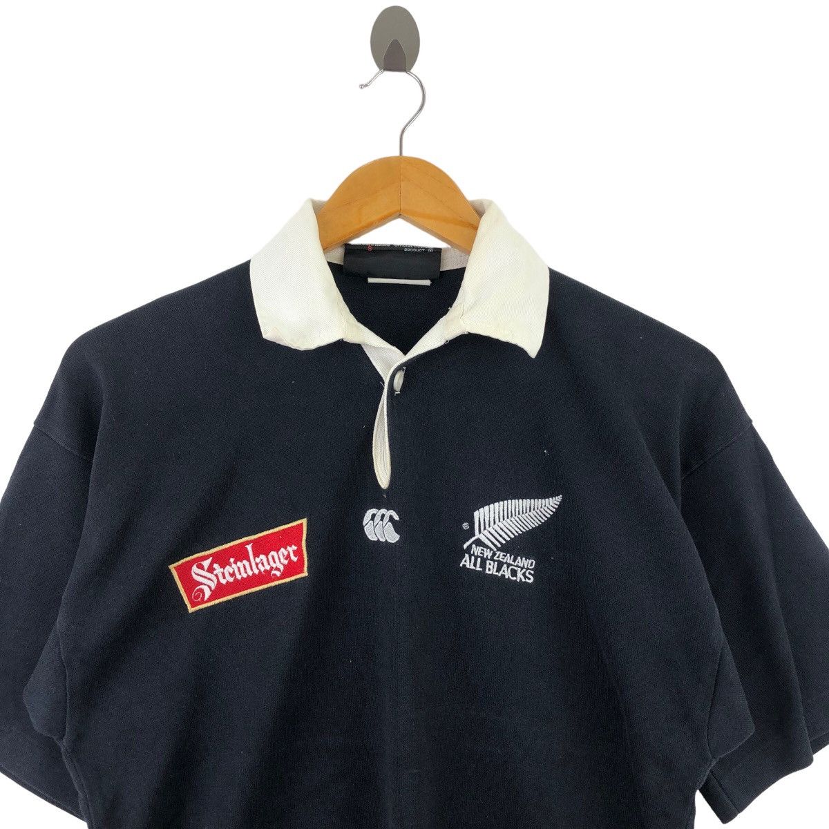 Canterbury of New Zealand Vintage 1994 CANTERBURY STEINLAGER RUGBY WORLD CUP Jersey Size US S / EU 44-46 / 1 - 2 Thumbnail