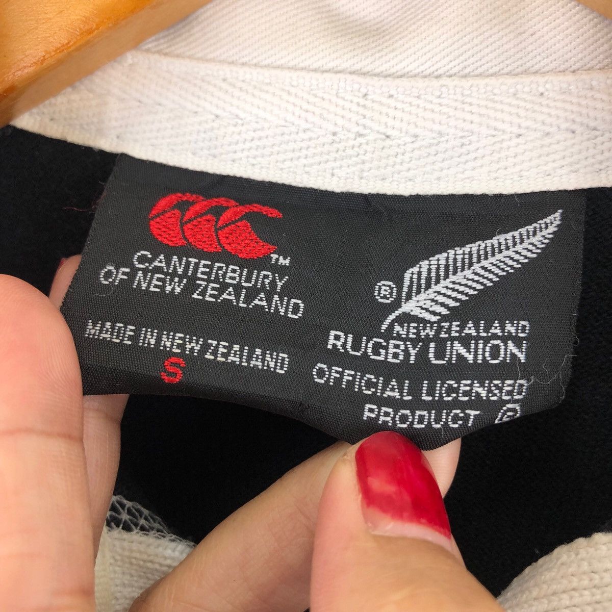 Canterbury of New Zealand Vintage 1994 CANTERBURY STEINLAGER RUGBY WORLD CUP Jersey Size US S / EU 44-46 / 1 - 3 Thumbnail
