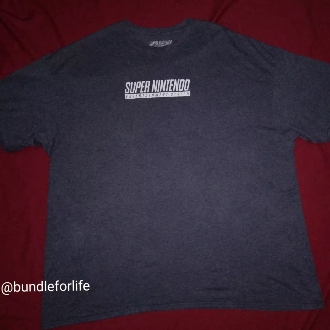 Nintendo 🎮 Retro Super Nintendo Console tshirt 5XL Size US XXL / EU 58 / 5 - 3 Thumbnail