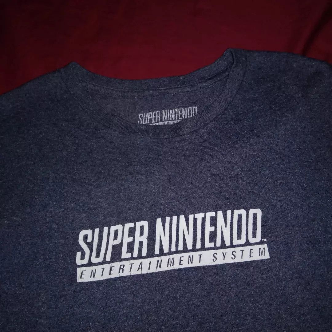 Nintendo 🎮 Retro Super Nintendo Console tshirt 5XL Size US XXL / EU 58 / 5 - 2 Thumbnail