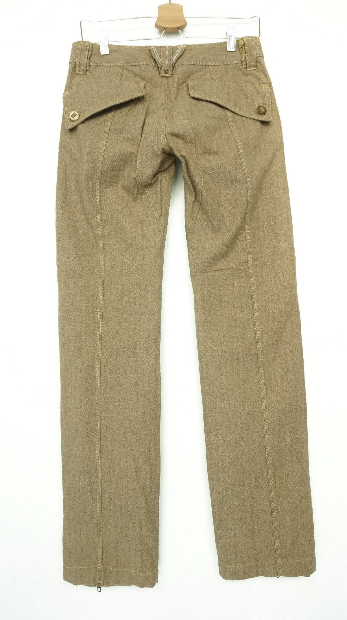 Avirex Rare AVIREX Expandable Leg Women's Low rise Flared Pants Size 29" - 3 Thumbnail