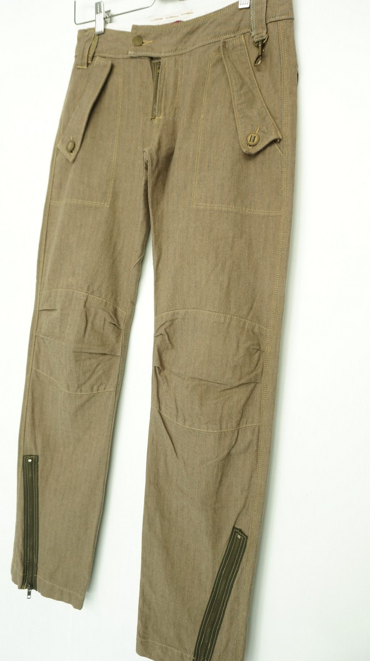 Avirex Rare AVIREX Expandable Leg Women's Low rise Flared Pants Size 29" - 10 Thumbnail