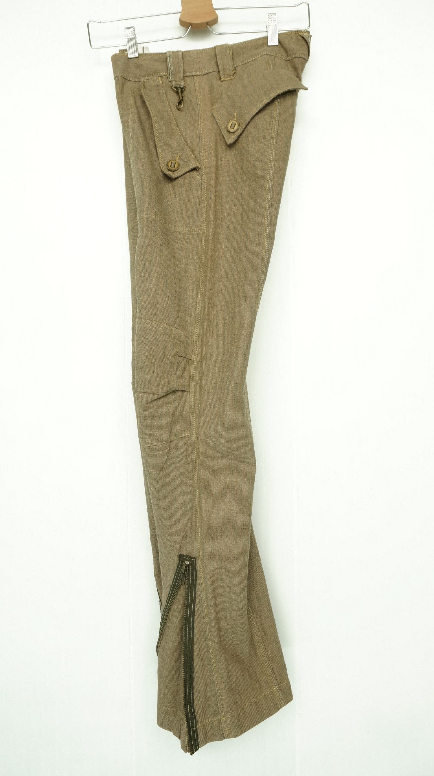 Avirex Rare AVIREX Expandable Leg Women's Low rise Flared Pants Size 29" - 14 Thumbnail