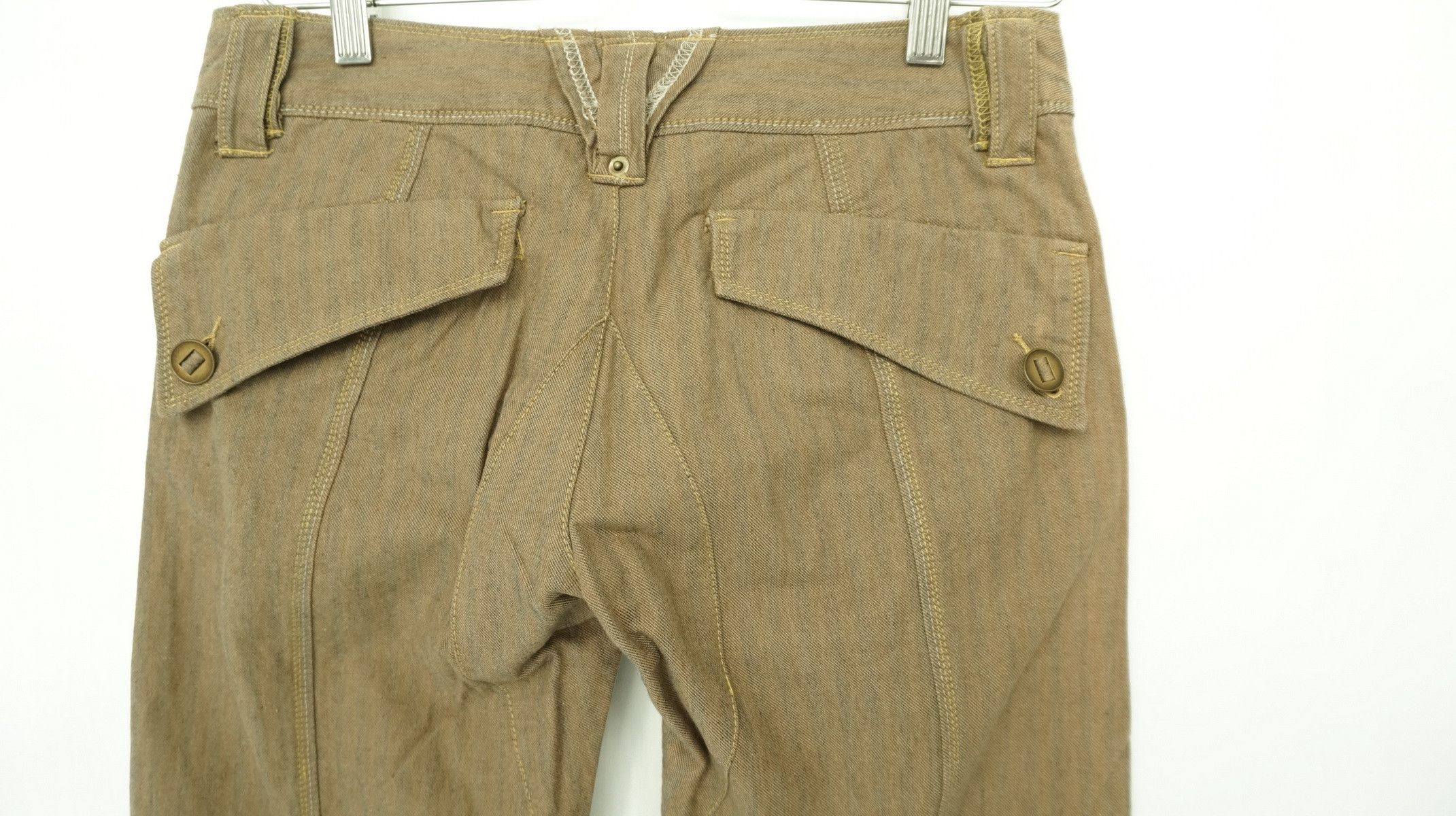 Avirex Rare AVIREX Expandable Leg Women's Low rise Flared Pants Size 29" - 11 Thumbnail