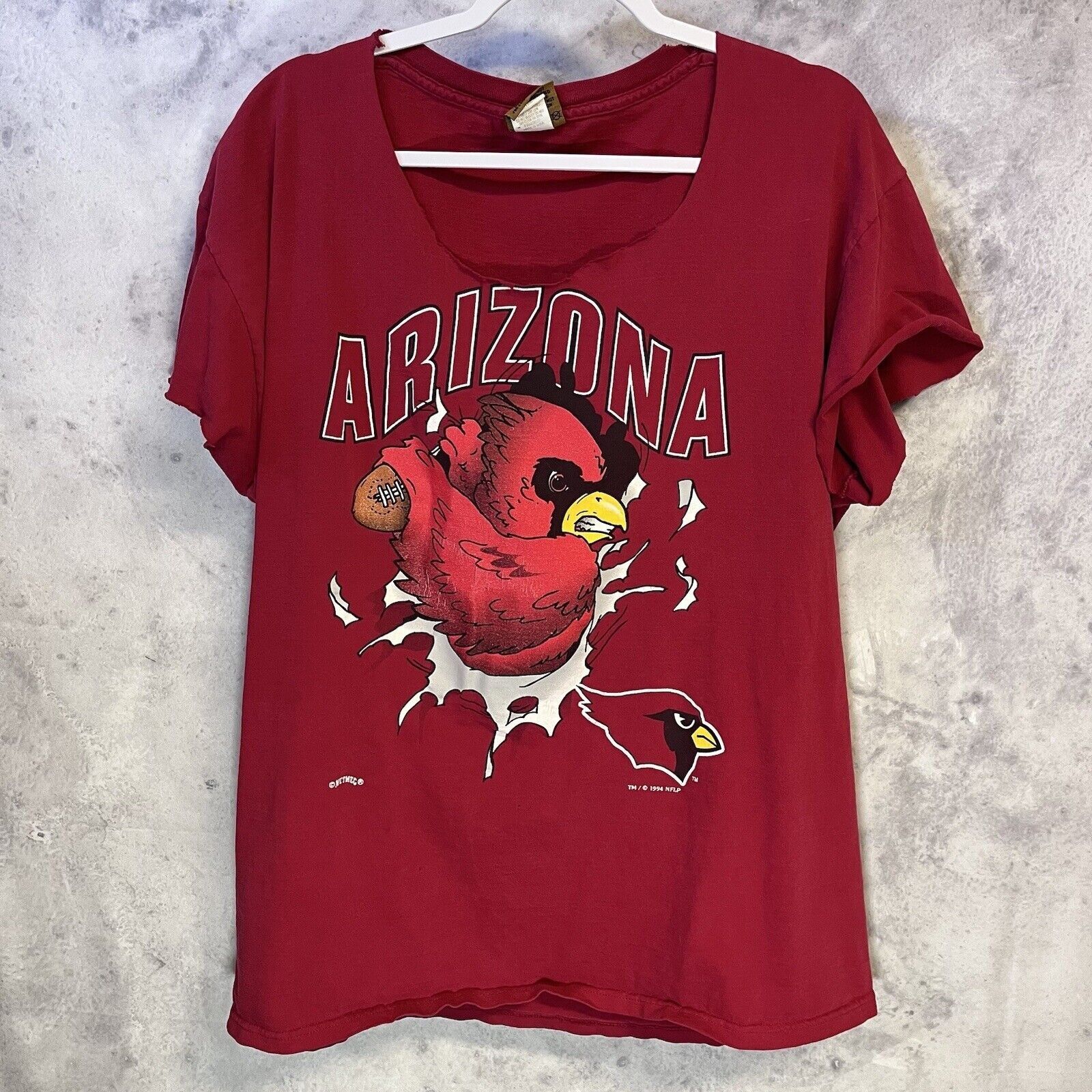 Y2K vintage Arizona cardinals football t-shirt