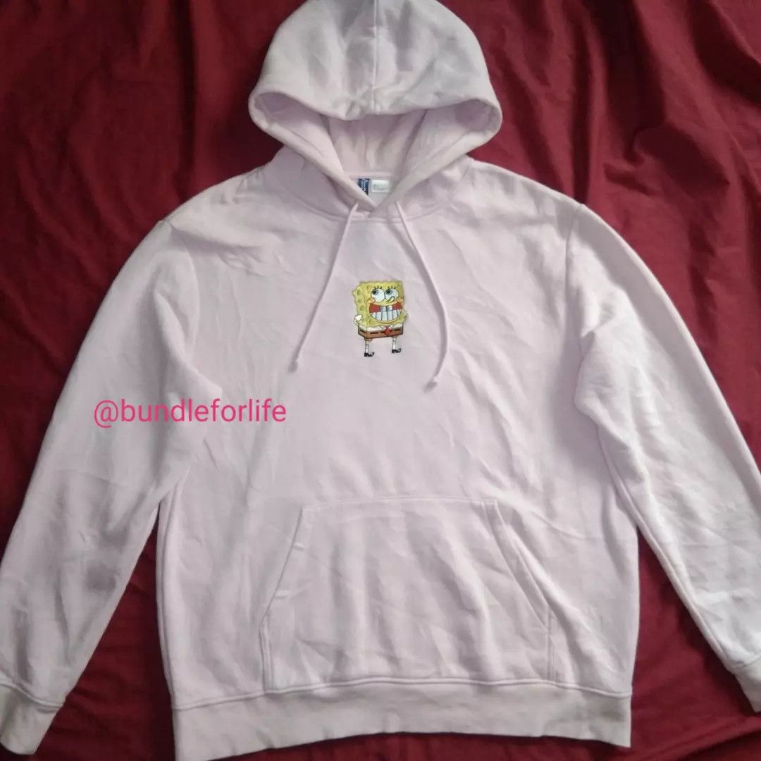 Nickelodeon 🍍Spongebob Squarepants hoodie Embroidered Size US L / EU 52-54 / 3 - 2 Thumbnail