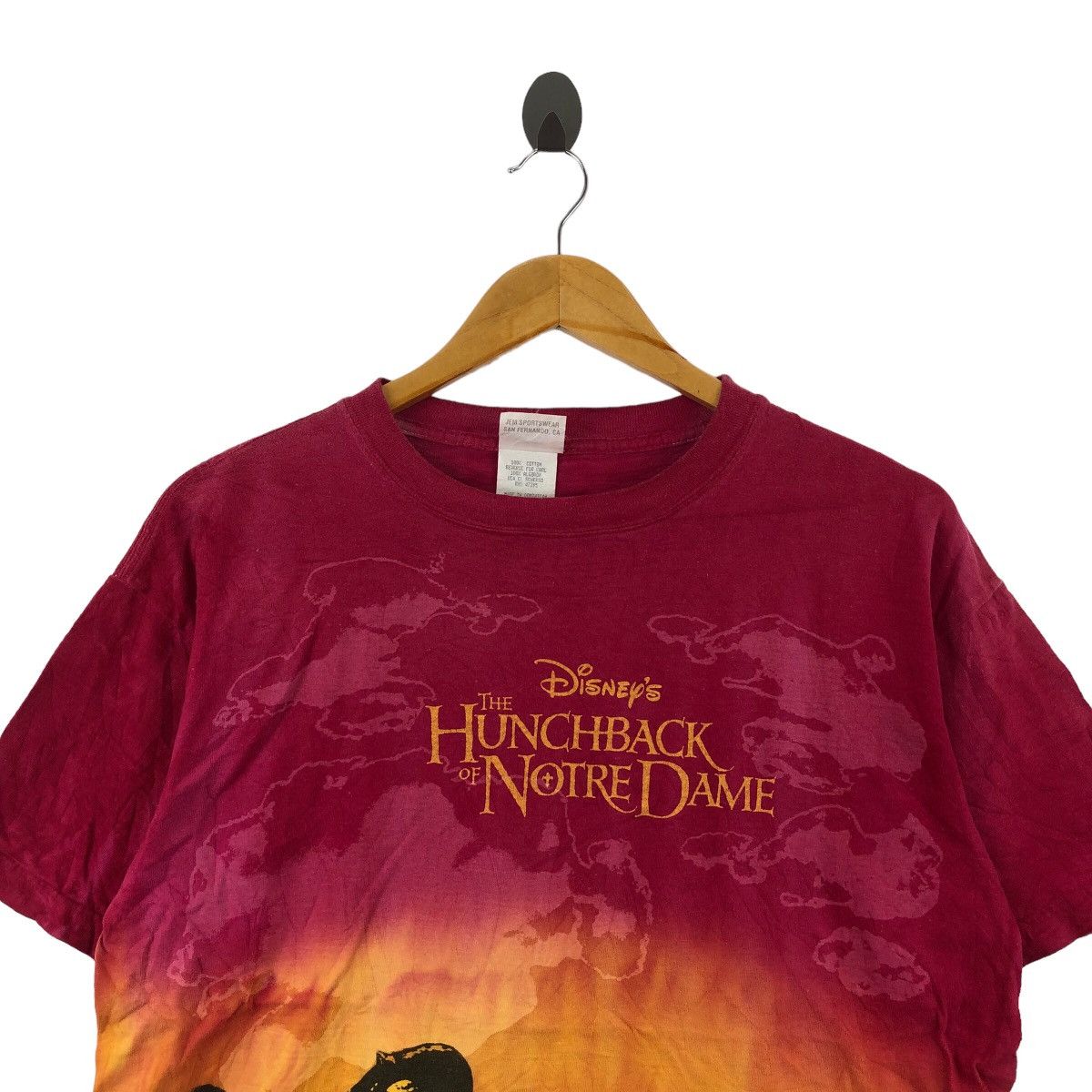 Disney Vintage HUNCHBACK NOTRE DAME Disneys Full Print Animation Size US XL / EU 56 / 4 - 2 Thumbnail