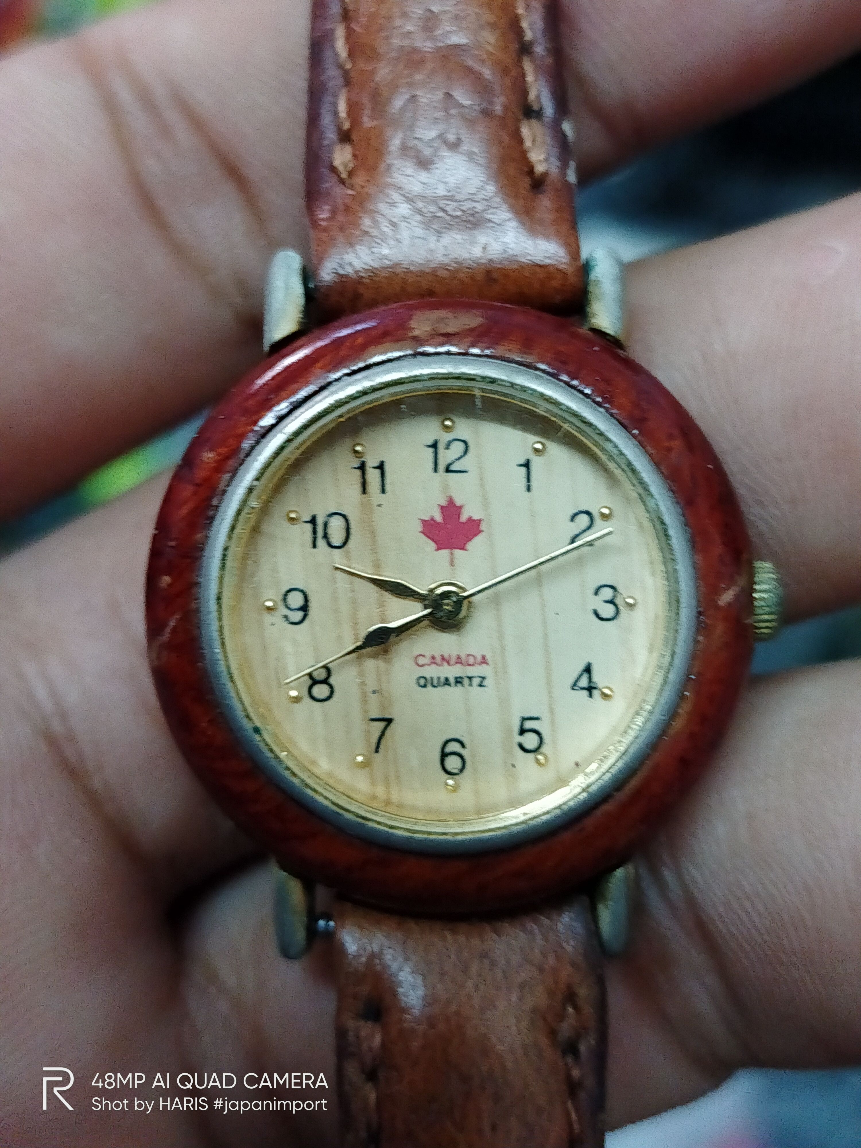 Other RETRO WOOD WATCH CANADA QUARTZ ❌ WOOD STYLE Size ONE SIZE - 1 Thumbnail