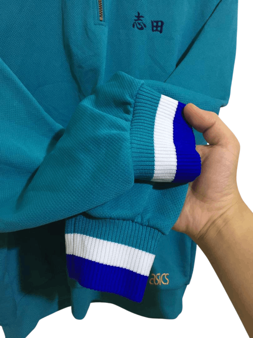 Asics × Japanese Brand × Vintage Asics New Sporting Tradition Tracktop Shirt Size US M / EU 48-50 / 2 - 4 Thumbnail