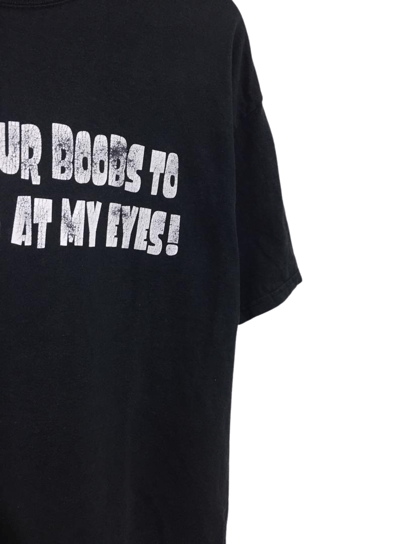 Vintage Vintage Tell Your Boobs To Quit Staring At My Eyes Shirt Size US M / EU 48-50 / 2 - 2 Thumbnail