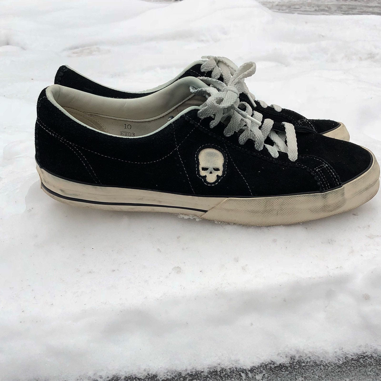 Number (N)ine Number Nine Suede Skull Sneakers | Grailed