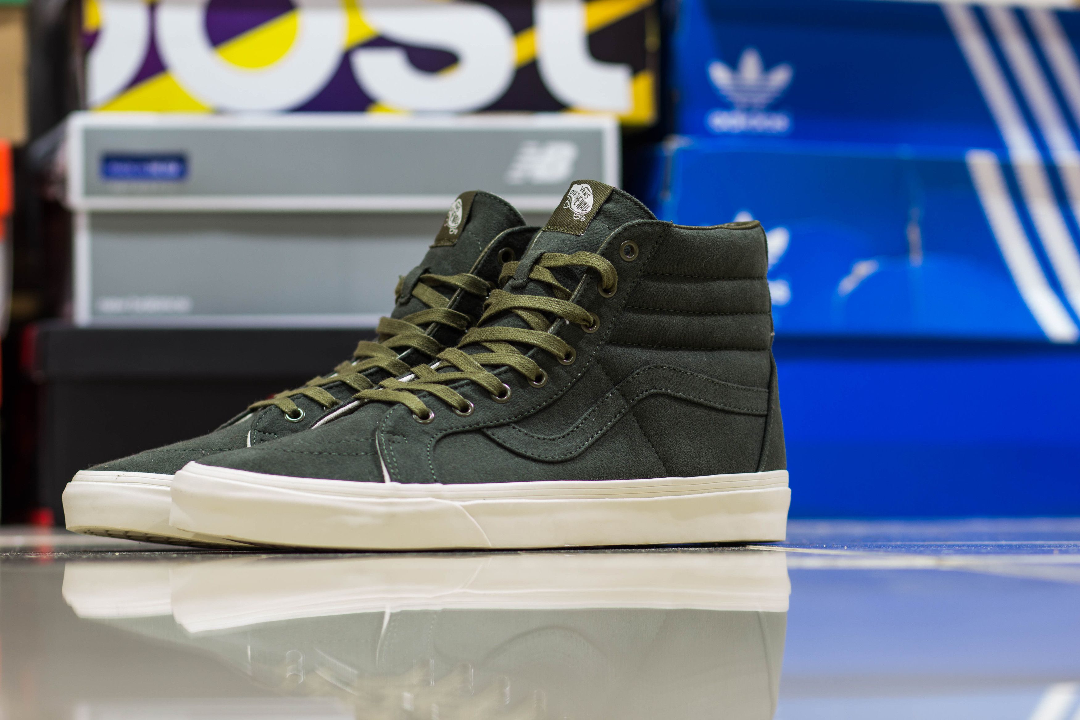 J.Crew Vans Vans for J.Crew Sk8 Hi sneakers in moleskin Grailed
